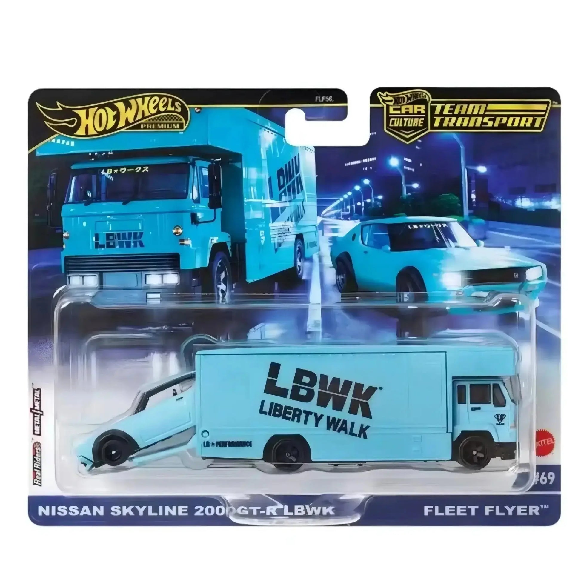Hot Wheels Team Transports Assorted 1:64 - Planet N Toys