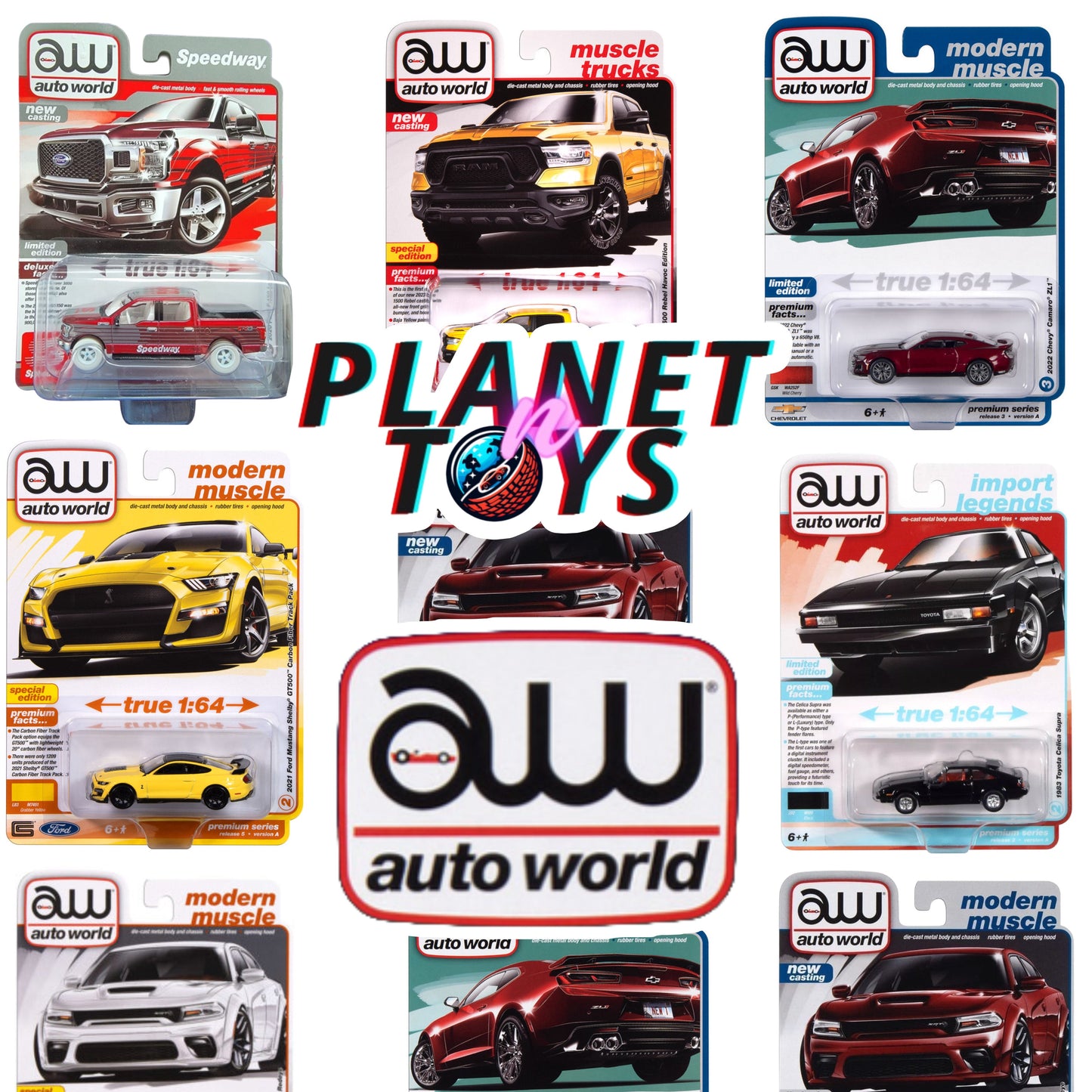 AutoWorld 1:64 Assorted Diecast