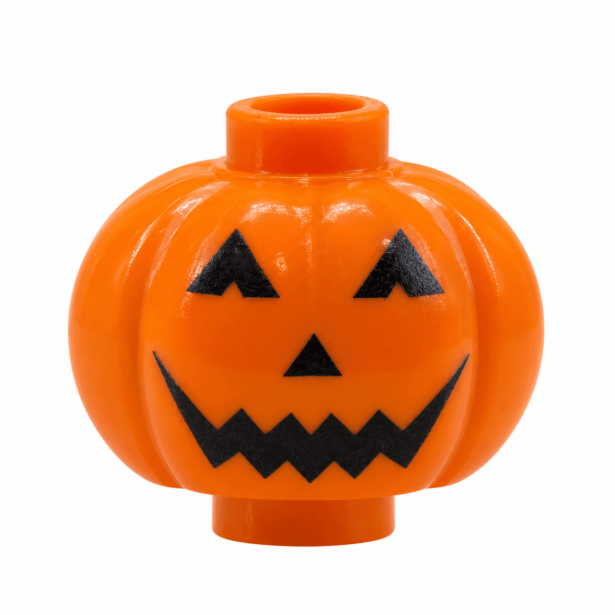 Custom Jack O' Lantern / Pumpkin Face #1 made using LEGO part