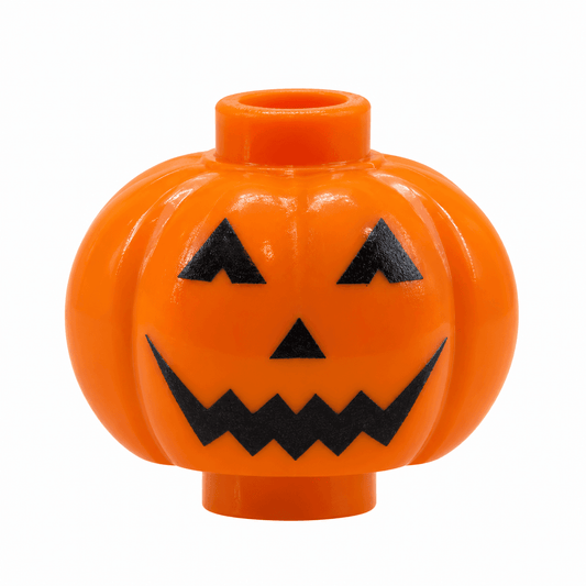 Custom Brick Build | Jack O' Lantern / Pumpkin Face #1 | Brick Builders