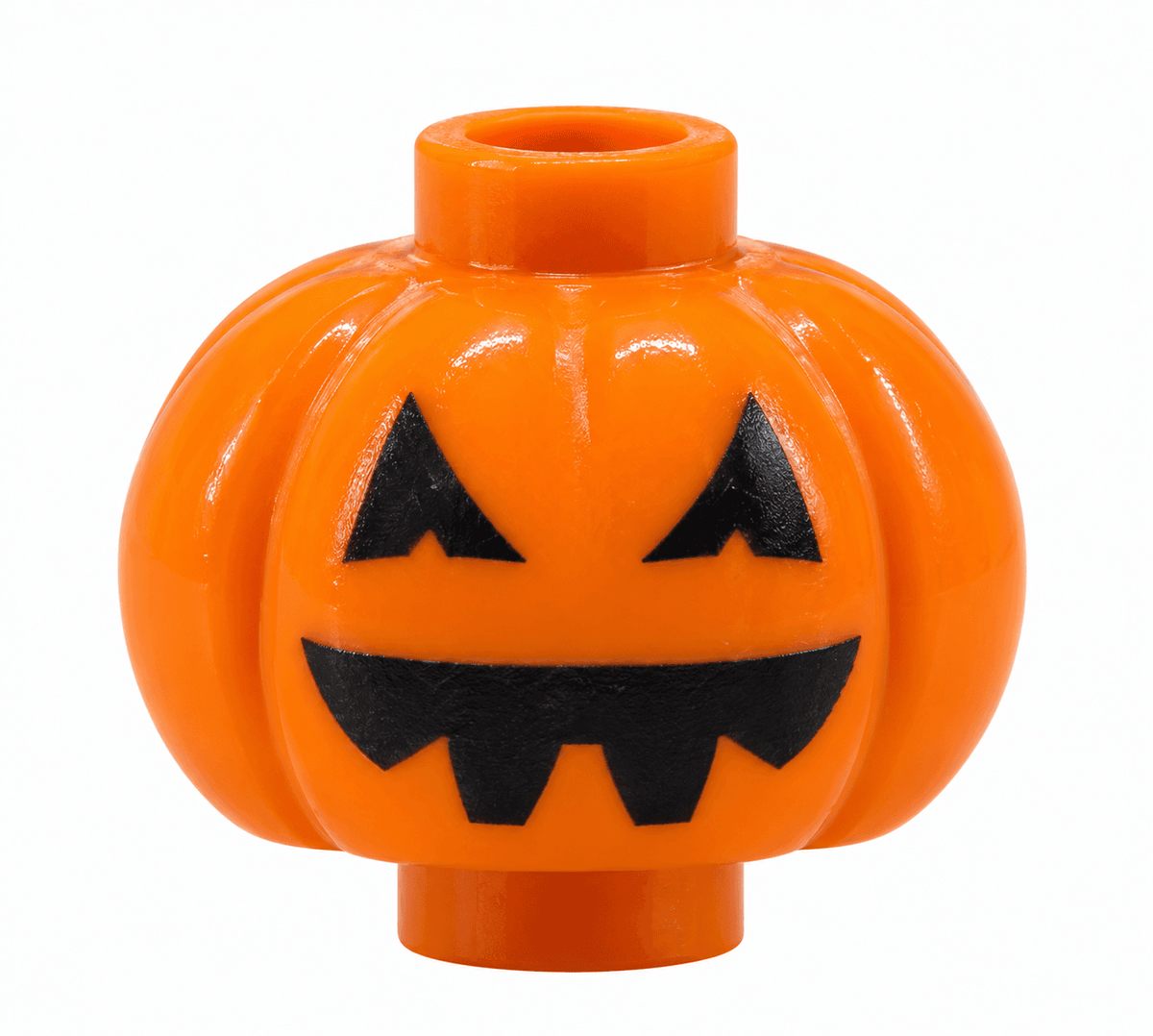 Custom Jack O' Lantern / Pumpkin Face #2 made using LEGO part