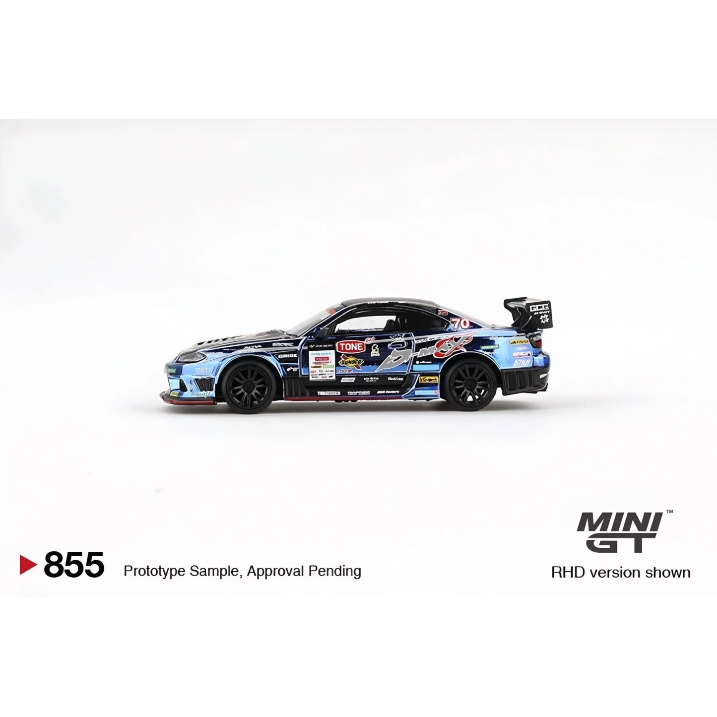 Mini GT Diecast Nissan Silvia S15 Dmax 70 Racing Replica - ToylandEU