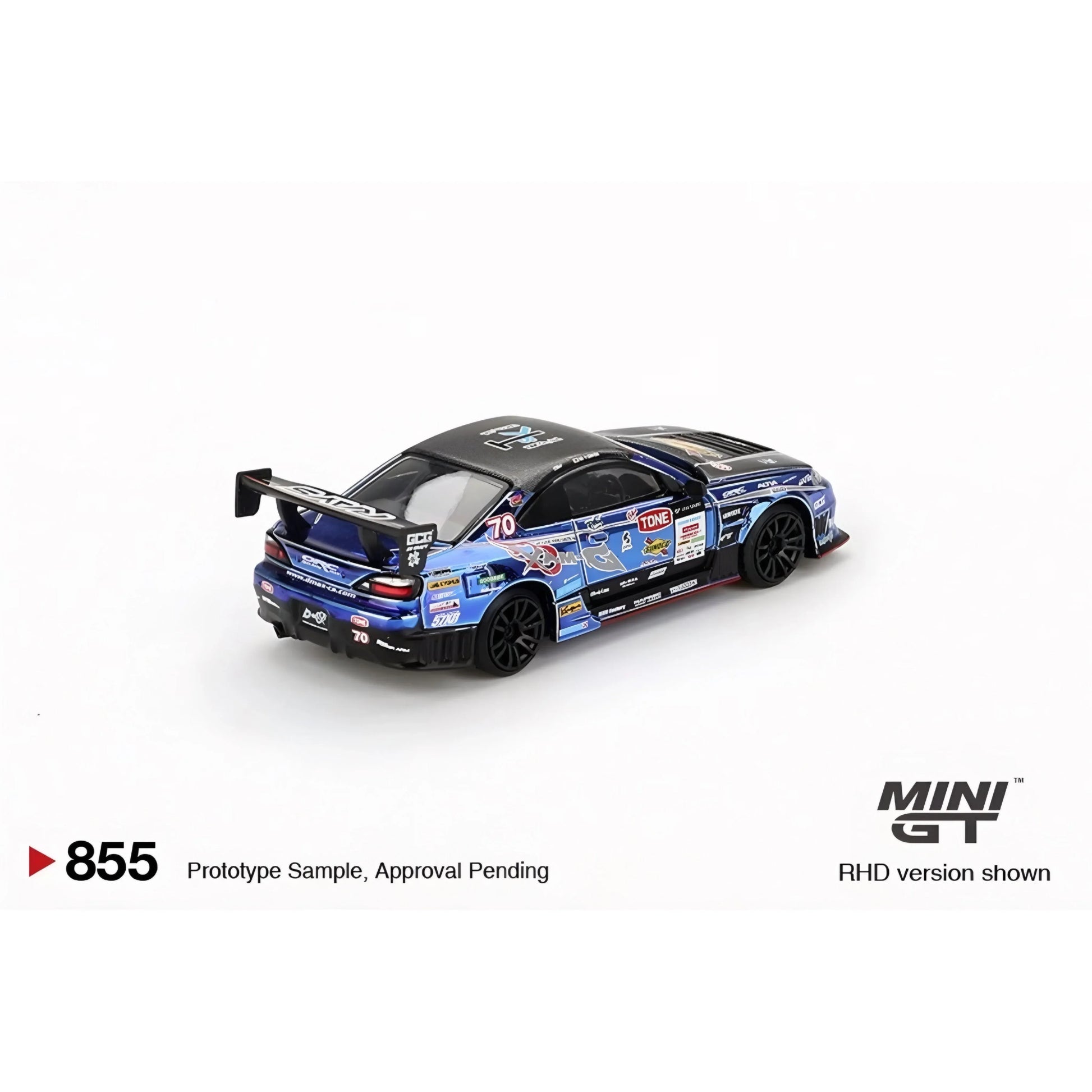 Mini GT Diecast Nissan Silvia S15 Dmax 70 Racing Replica - ToylandEU