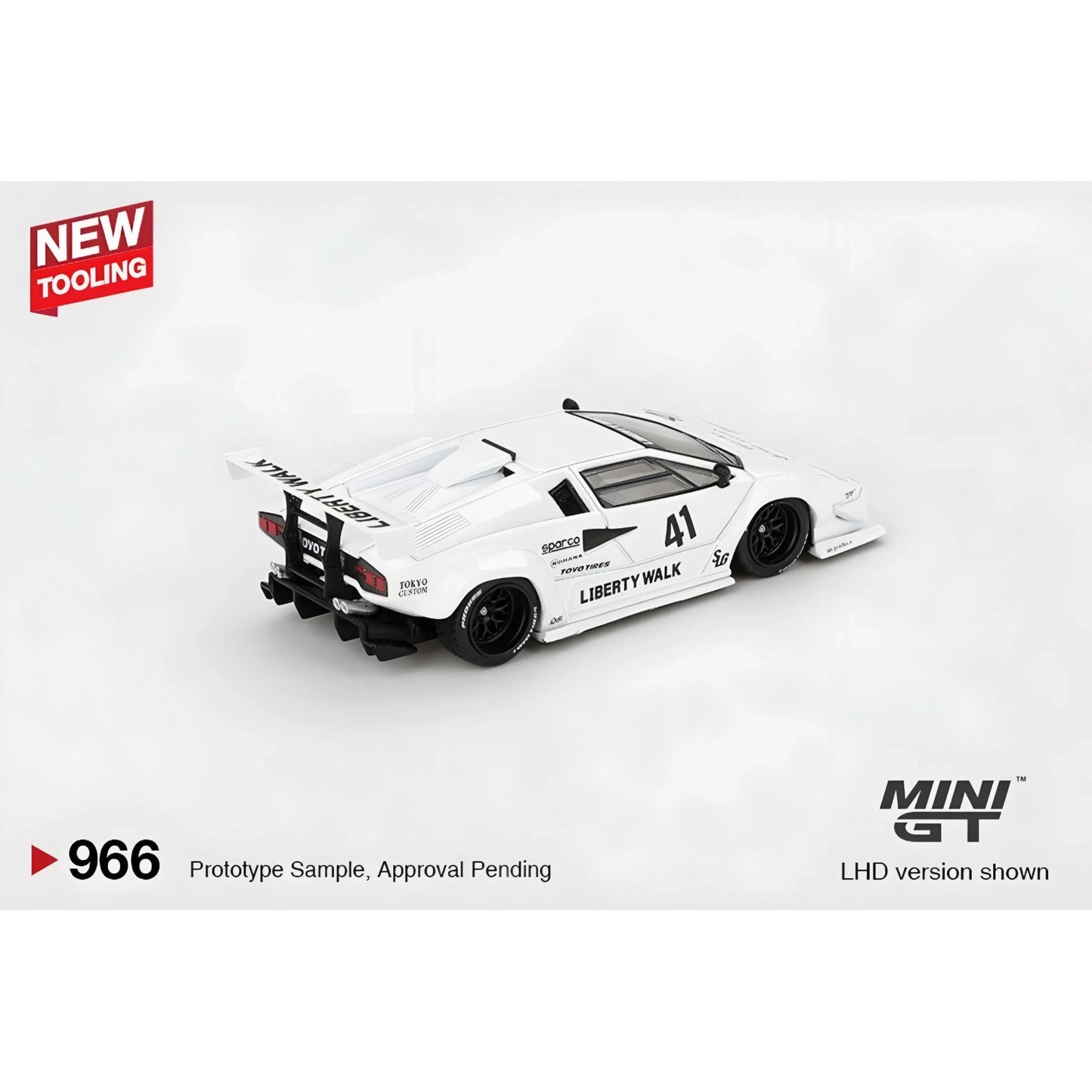 Lamborghini Countach 1:64 Diecast Model LB-WORKS Limited Tokyo Auto Salon - ToylandEU