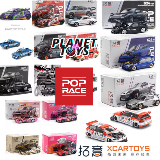 Pop Racer 1:64 Diecast Cars with Ultra High End Details