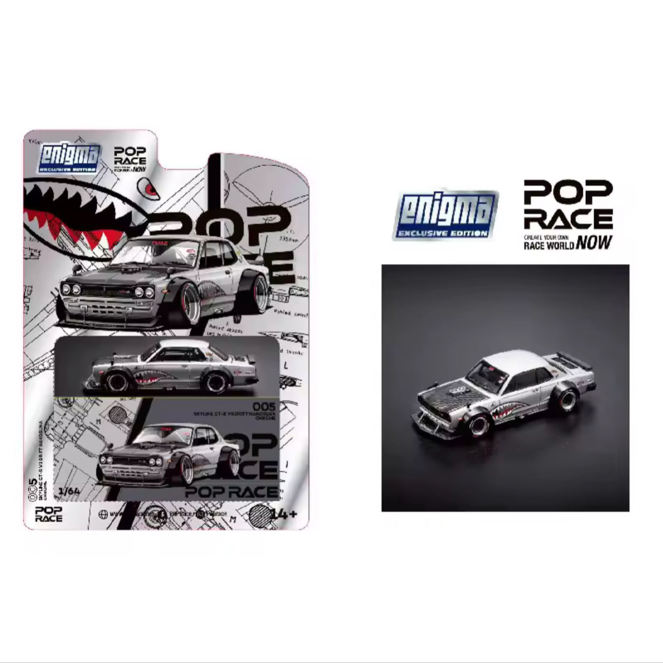 Pop Racer 1:64 Diecast Cars with Ultra High End Details