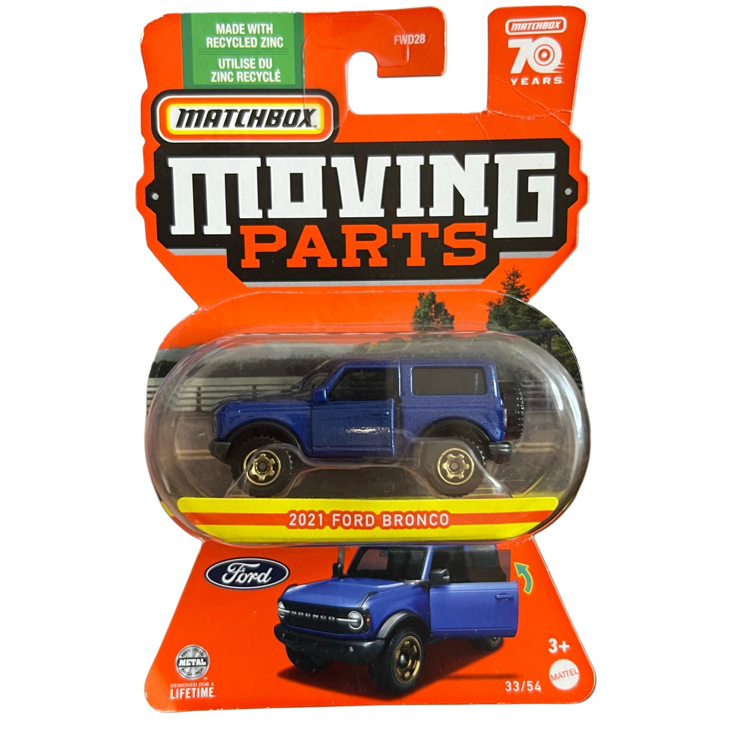 Matchbox Moving Parts Assorted Diecast Cars With Opening Doors