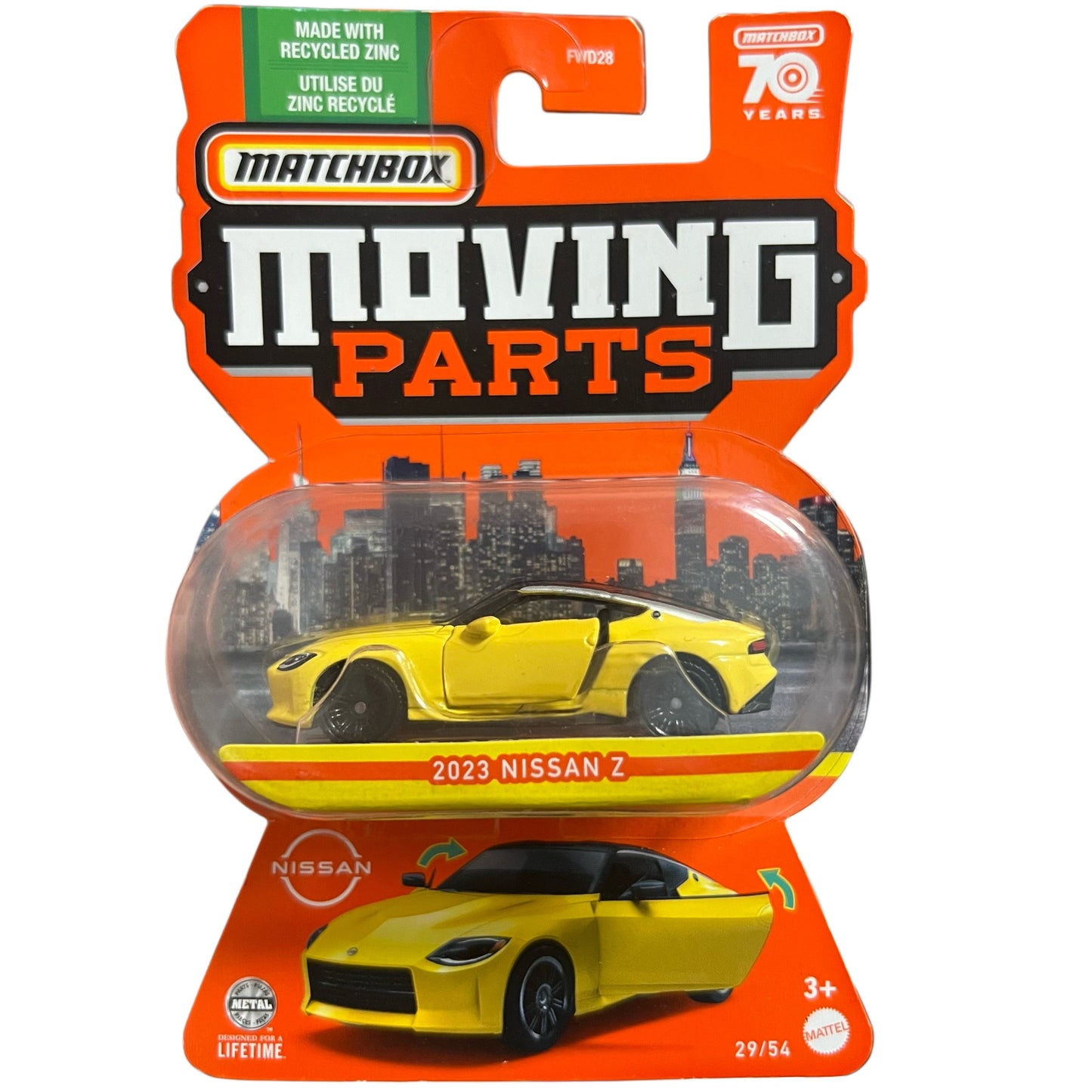 Matchbox Moving Parts Assorted Diecast Cars With Opening Doors