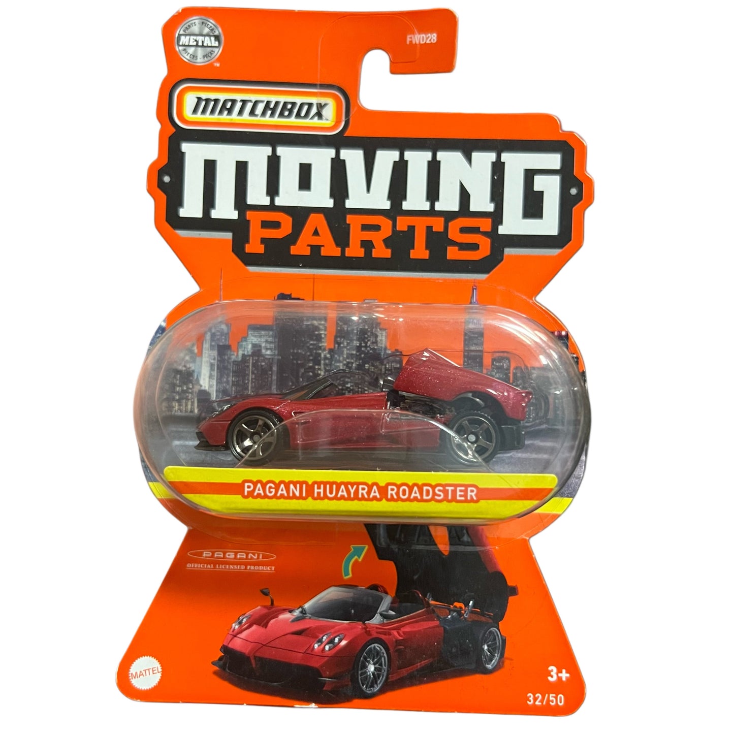 Matchbox Moving Parts Assorted Diecast Cars With Opening Doors