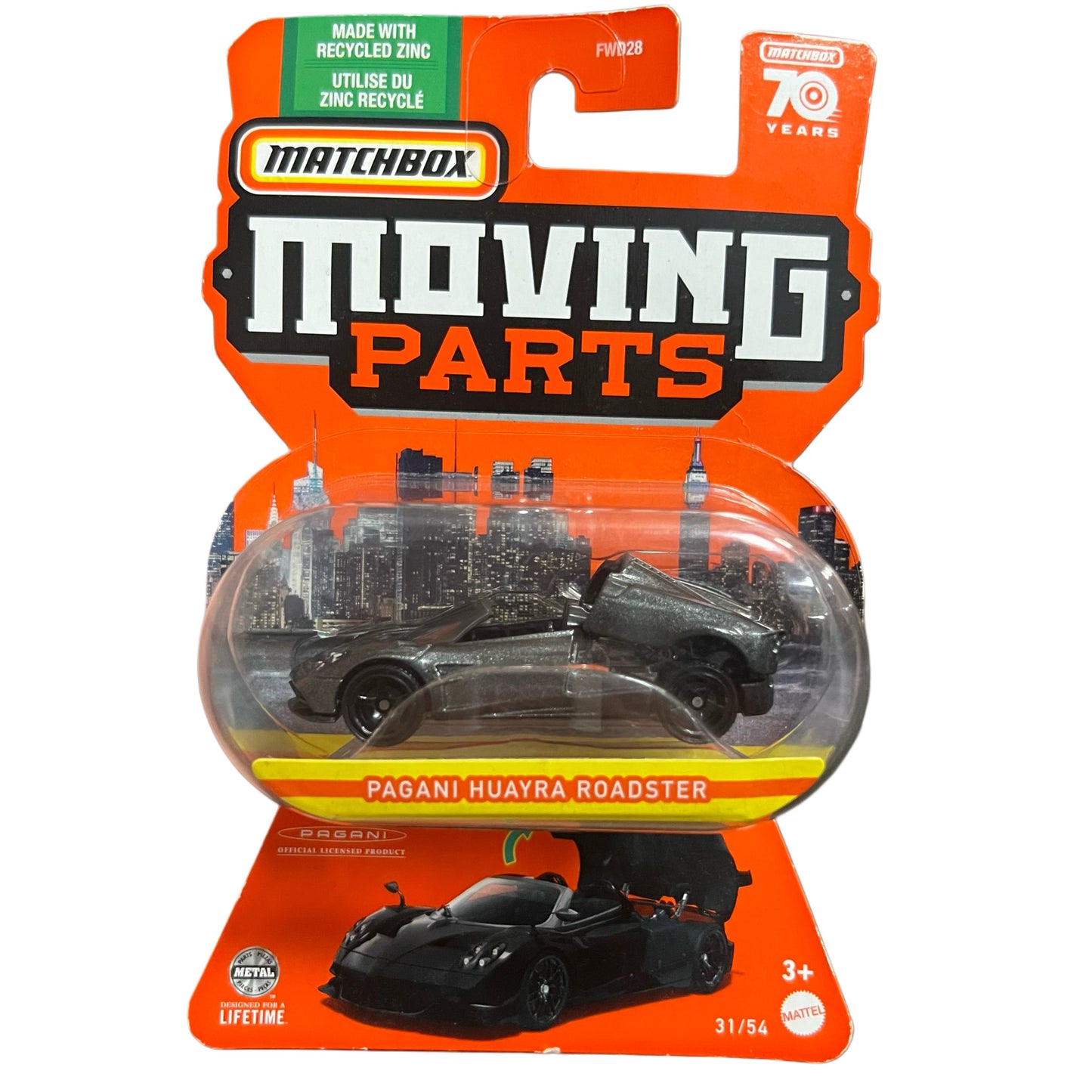 Matchbox Moving Parts Assorted Diecast Cars With Opening Doors