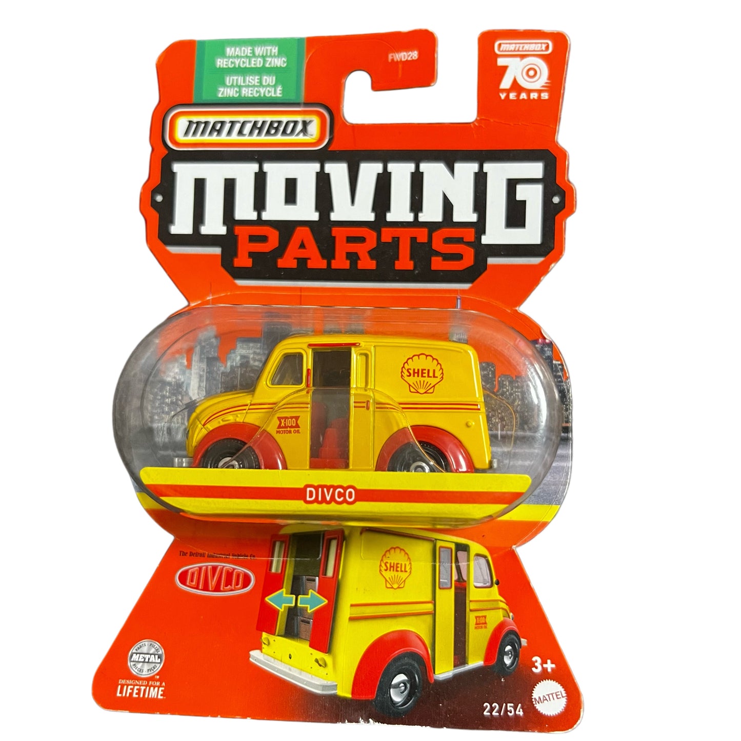 Matchbox Moving Parts Assorted Diecast Cars With Opening Doors