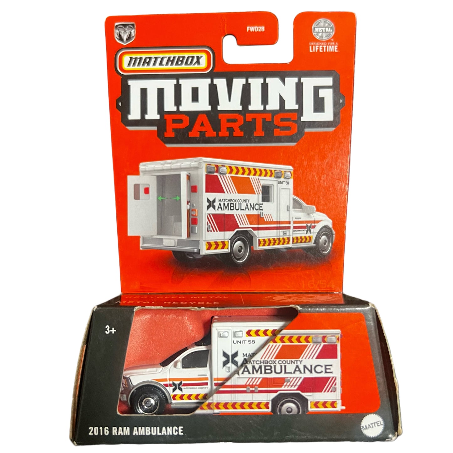 Matchbox Moving Parts Assorted Diecast Cars With Opening Doors