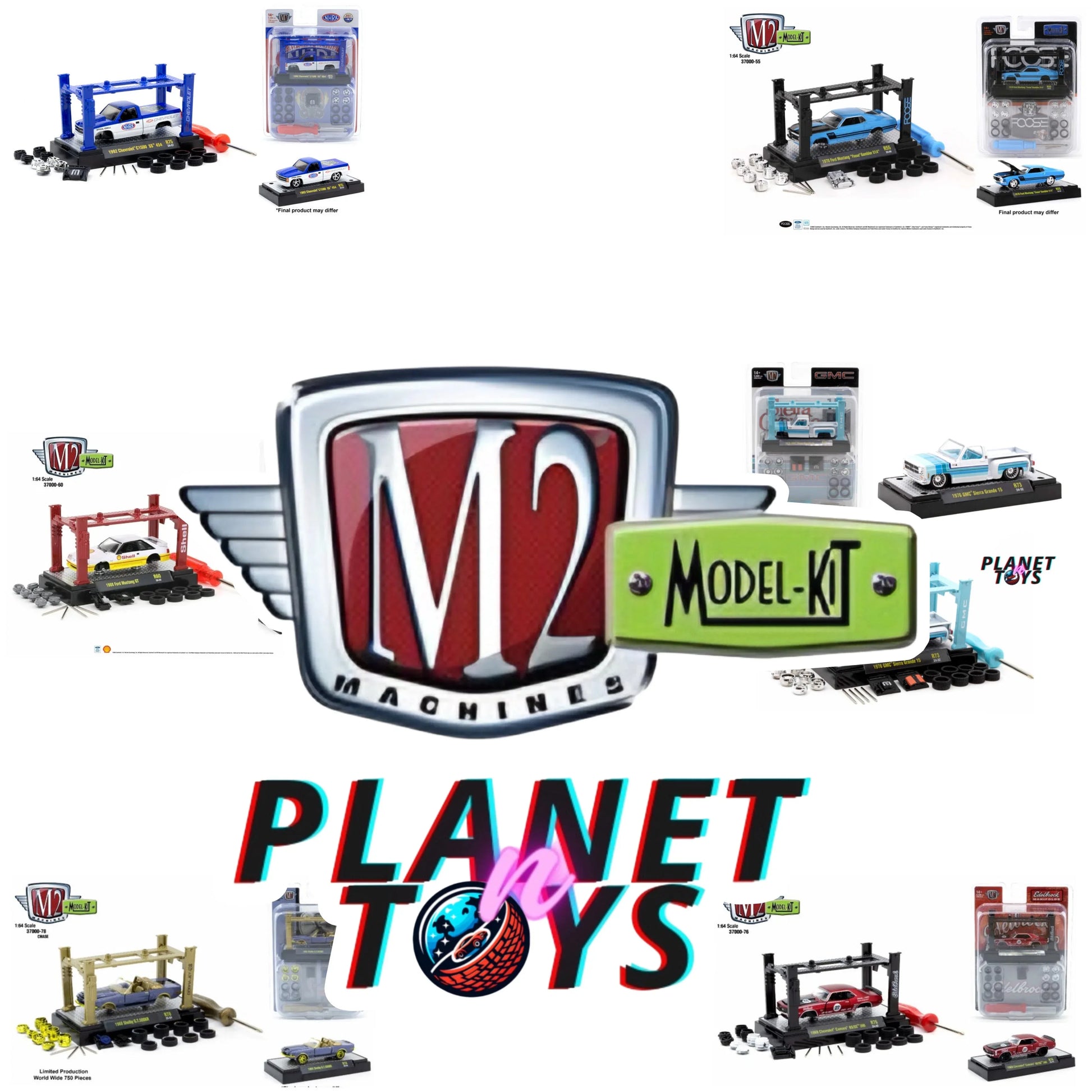 1To64 Diecast Model Kits Assorted for Collectors and Customizers - ToylandEU