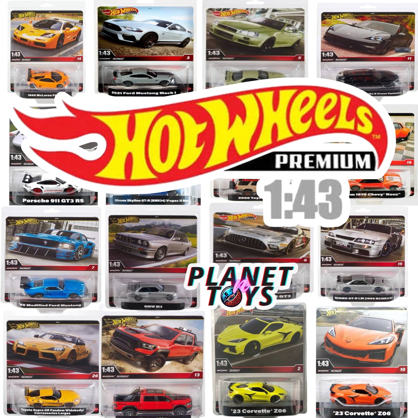 Hot Wheels Premium Car Culture 1 43 Scale Collectible Cars