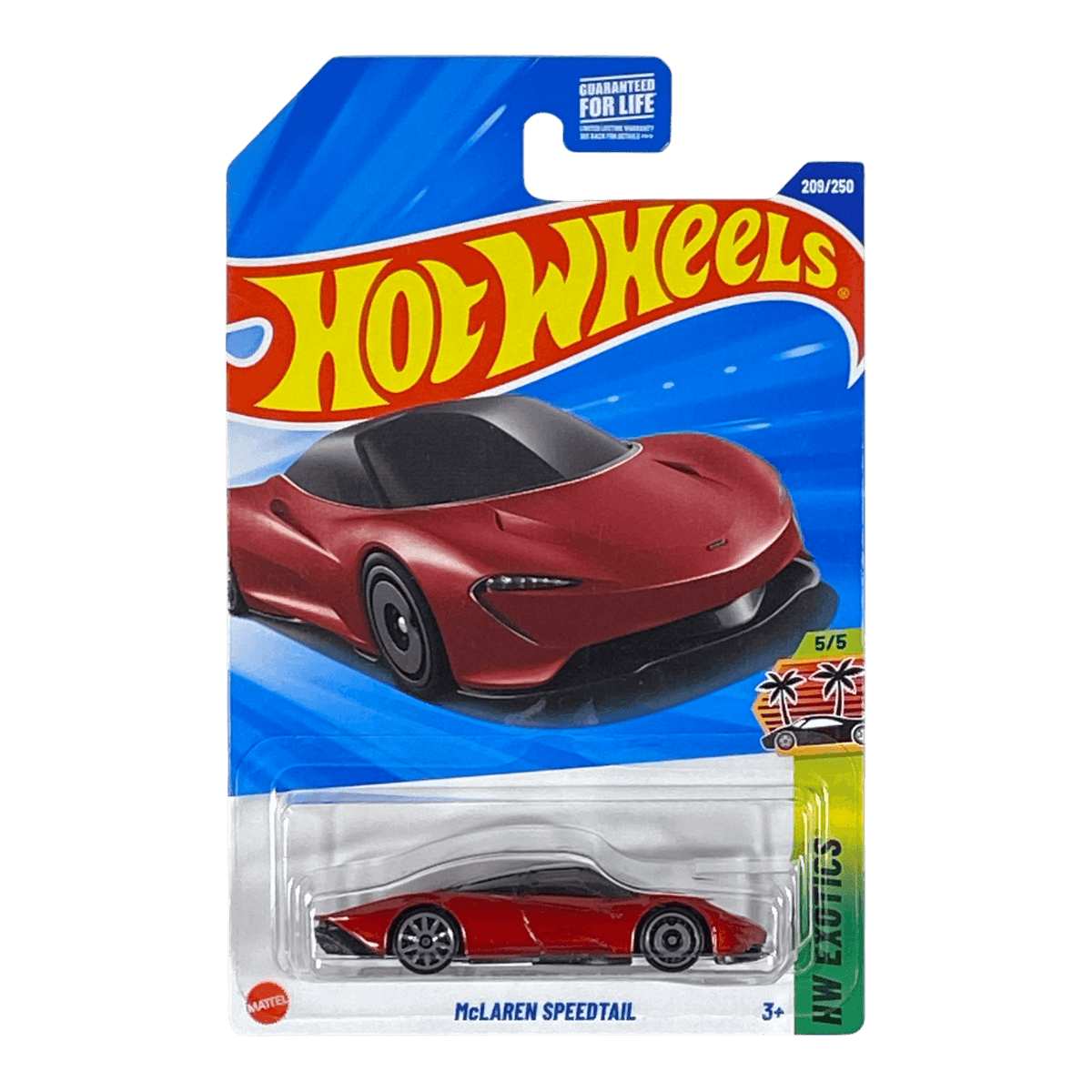 Hot Wheels McLaren Speedtail | Red Die Cast Car | 209 Of 250 Series | For Kids