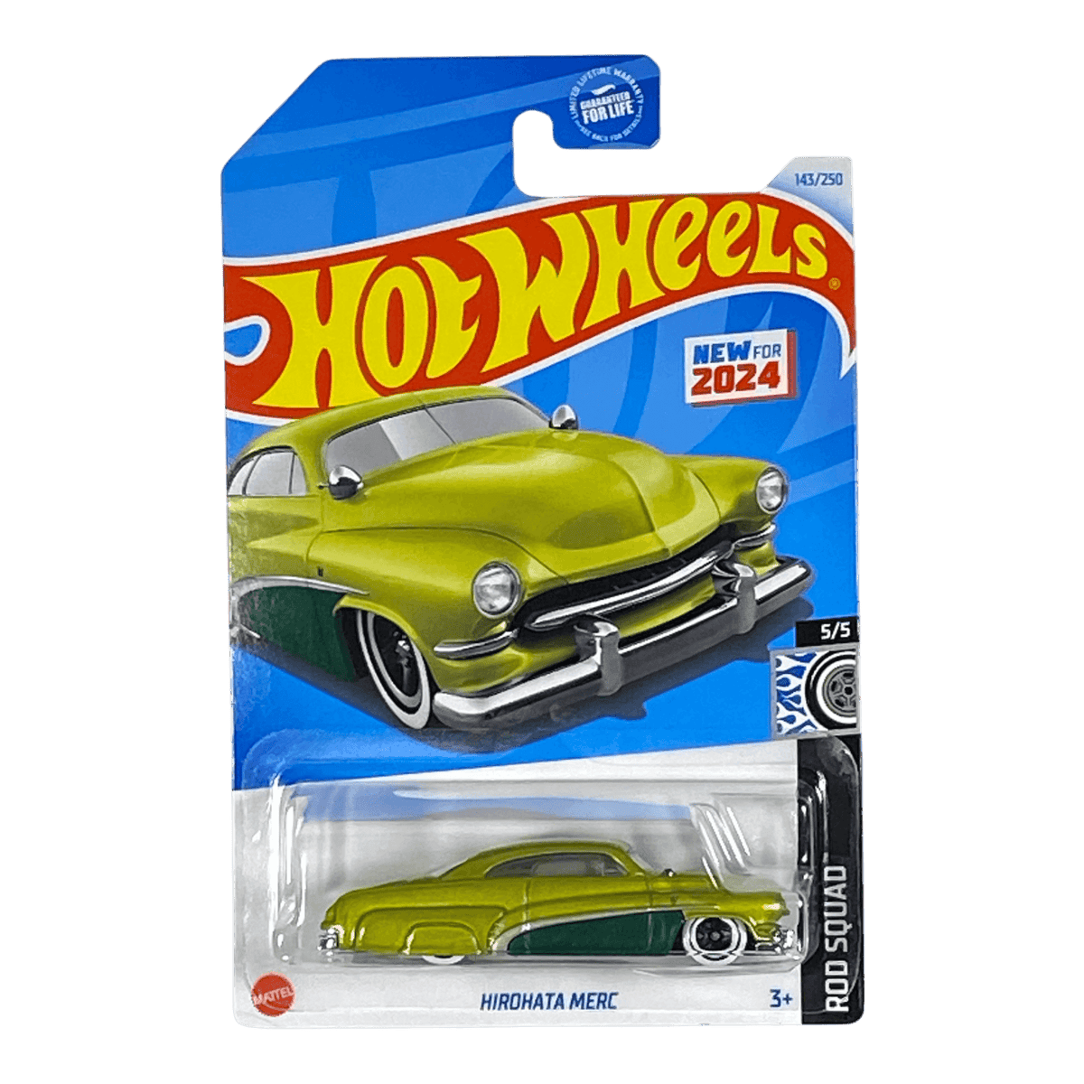 Hot Wheels Die Cast Car | Hirohata Merc Rod Squad | Collector 143 Of 250