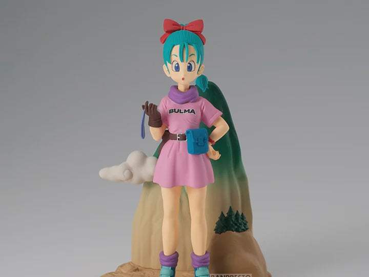 Dragon Ball History Box Bulma Figure | Plastic | About 7.5 Inches Tall | Dragon Ball Collectors