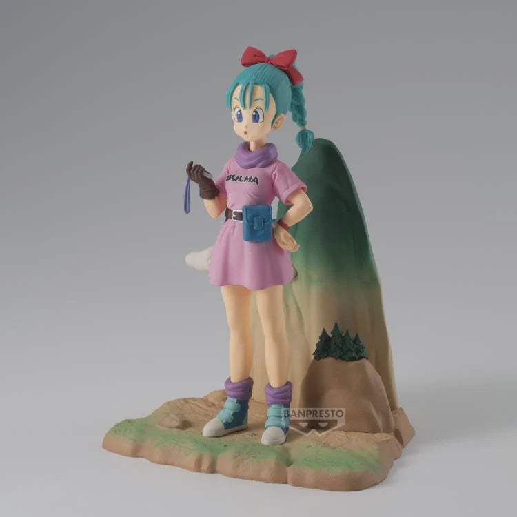 Dragon Ball History Box Bulma Figure | Plastic | About 7.5 Inches Tall | Dragon Ball Collectors