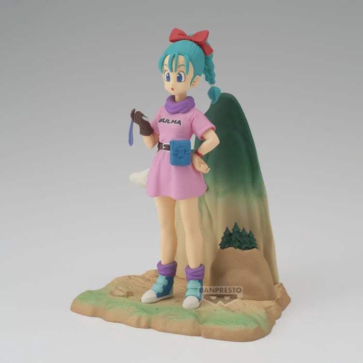 Dragon Ball History Box Bulma Figure | Plastic | About 7.5 Inches Tall | Dragon Ball Collectors