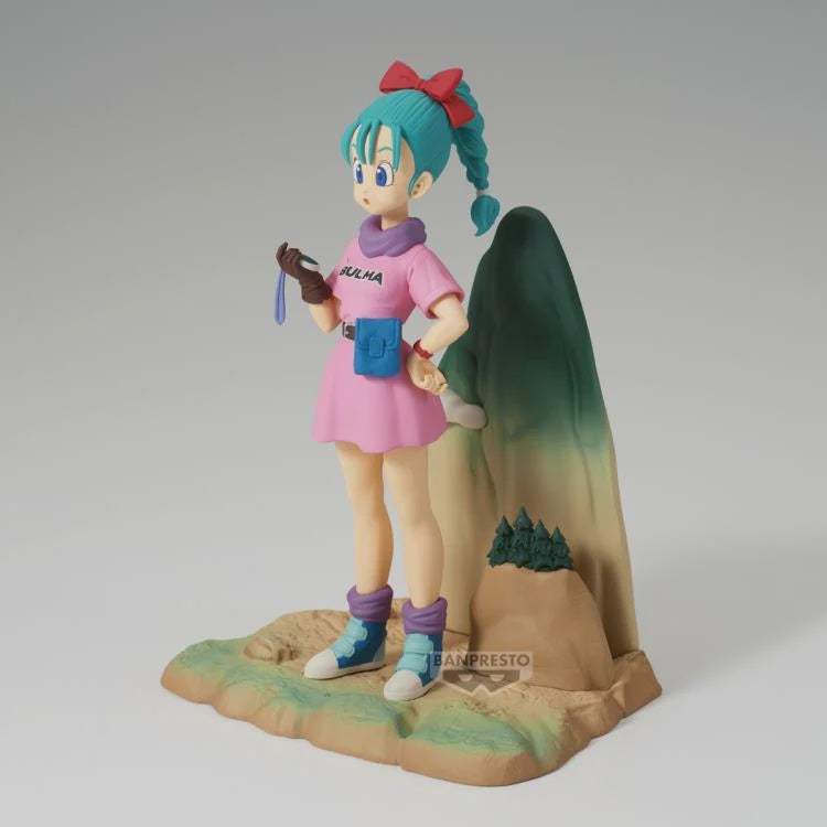 Dragon Ball History Box Bulma Figure | Plastic | About 7.5 Inches Tall | Dragon Ball Collectors