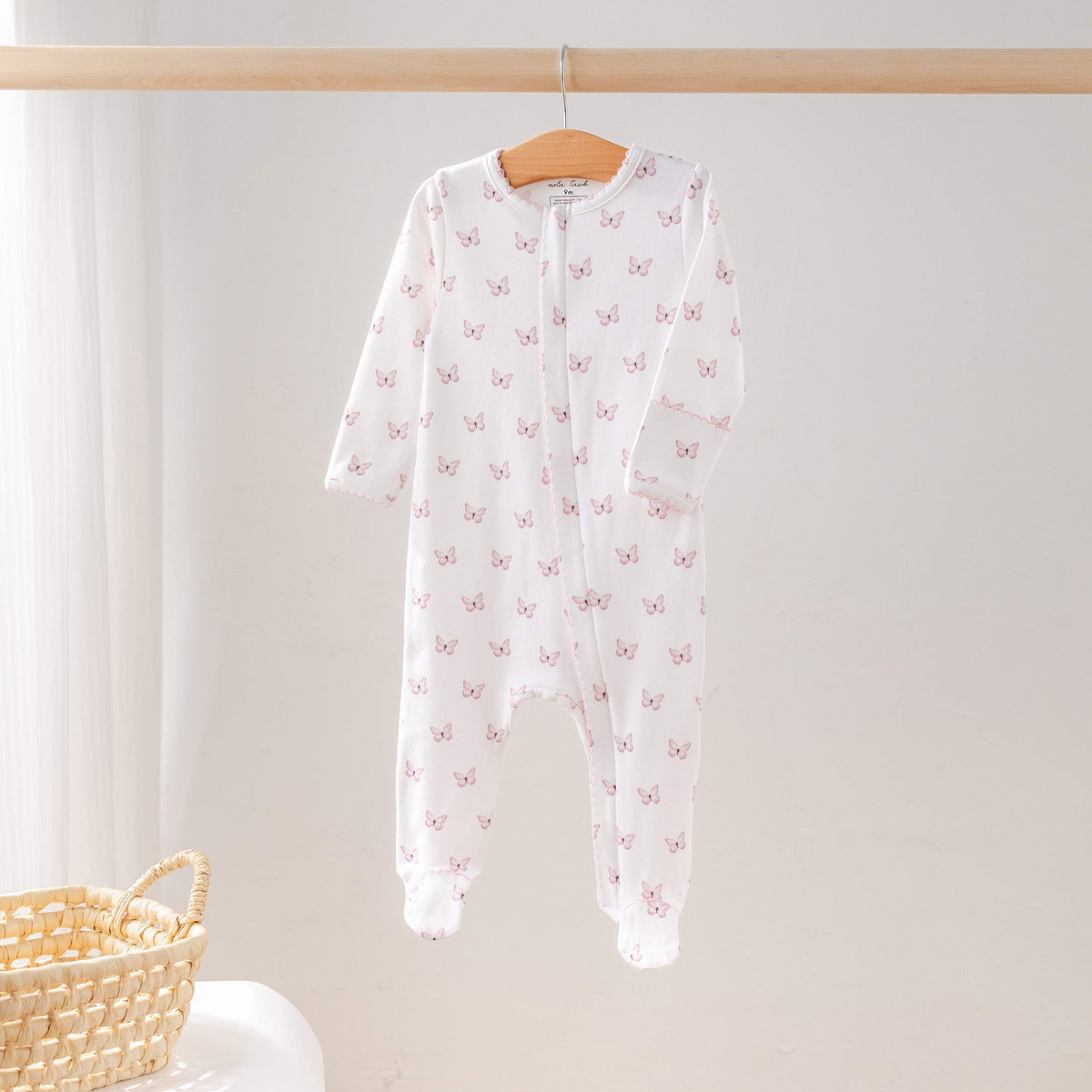 Organic Cotton Baby Pajamas | Butterfly Print | Cozy Fit Design | Toddler Sizes