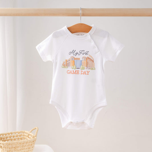 Baby Onesie | Organic Cotton | Longhorns My First Game Day | Infant