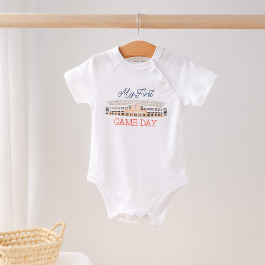 Organic Cotton Onesie | My First Game Day Auburn | Soft Cozy Wear | Infant Suit