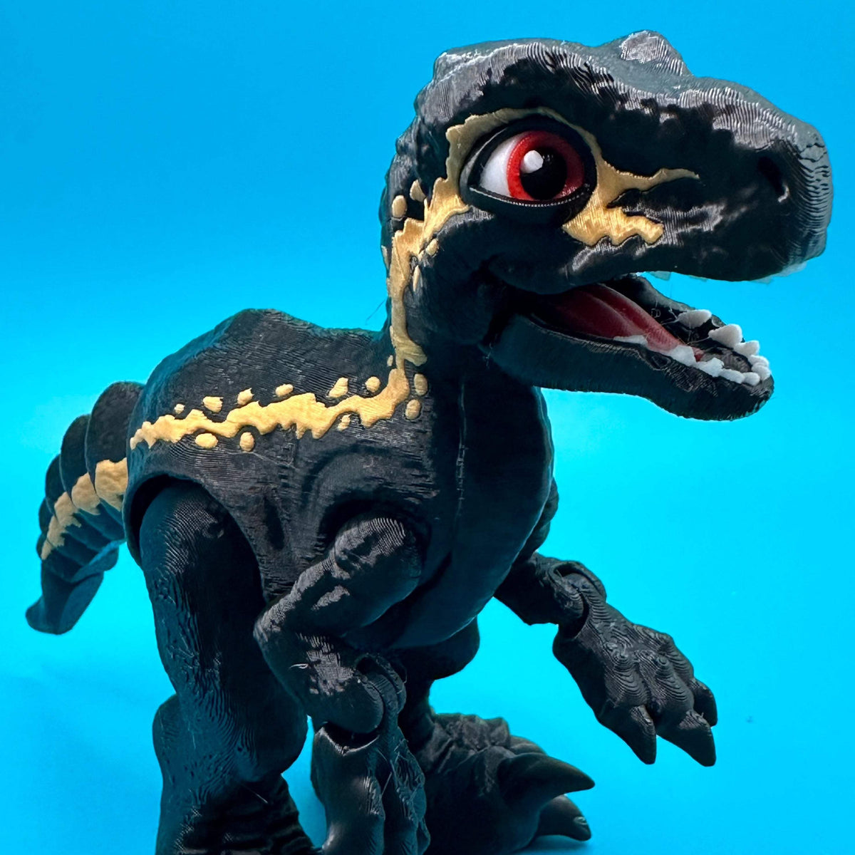 Articulated Velociraptor Dinosaur Fidget | 3D Printed Design | Moving Joints