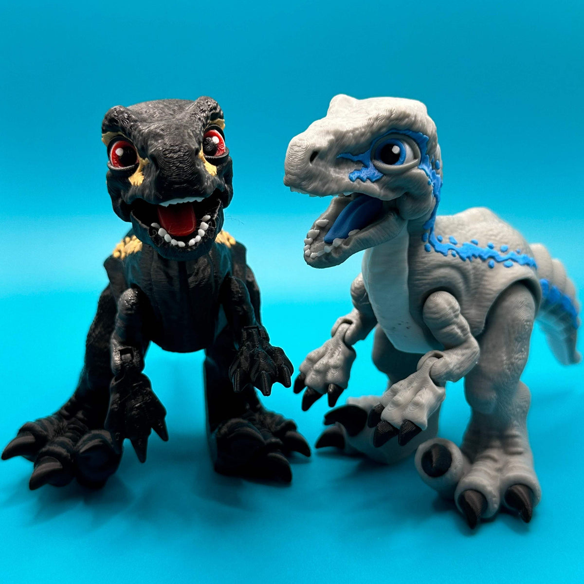 Articulated Velociraptor Dinosaur Fidget | 3D Printed Design | Moving Joints