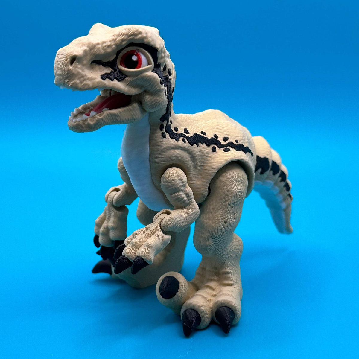 Articulated Velociraptor Dinosaur Fidget | 3D Printed Design | Moving Joints