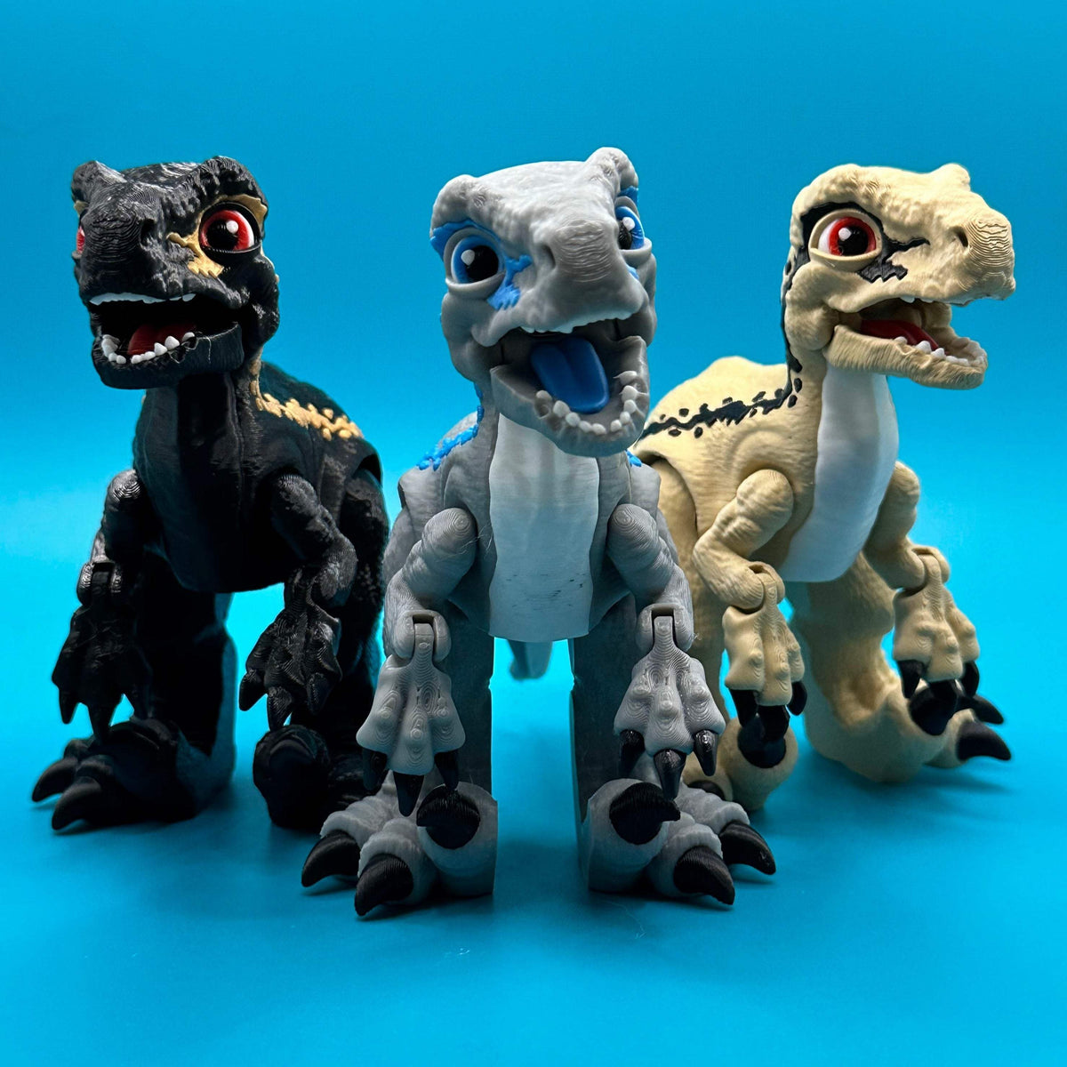 Articulated Velociraptor Dinosaur Fidget | 3D Printed Design | Moving Joints