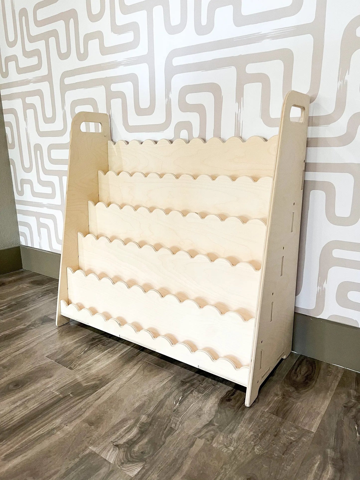RAY+ROY- Scalloped Toy Shelf + Bookshelf - Bush Acres