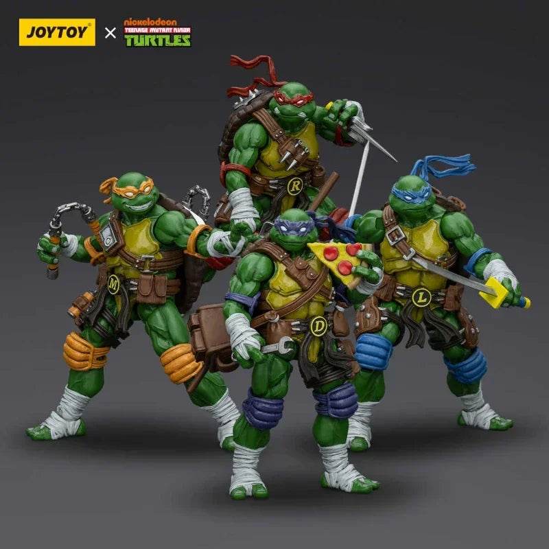 [IN STOCK] JOYTOY TMNT 1/18 Action Figures Individual or Set 4PCS - ToylandEU