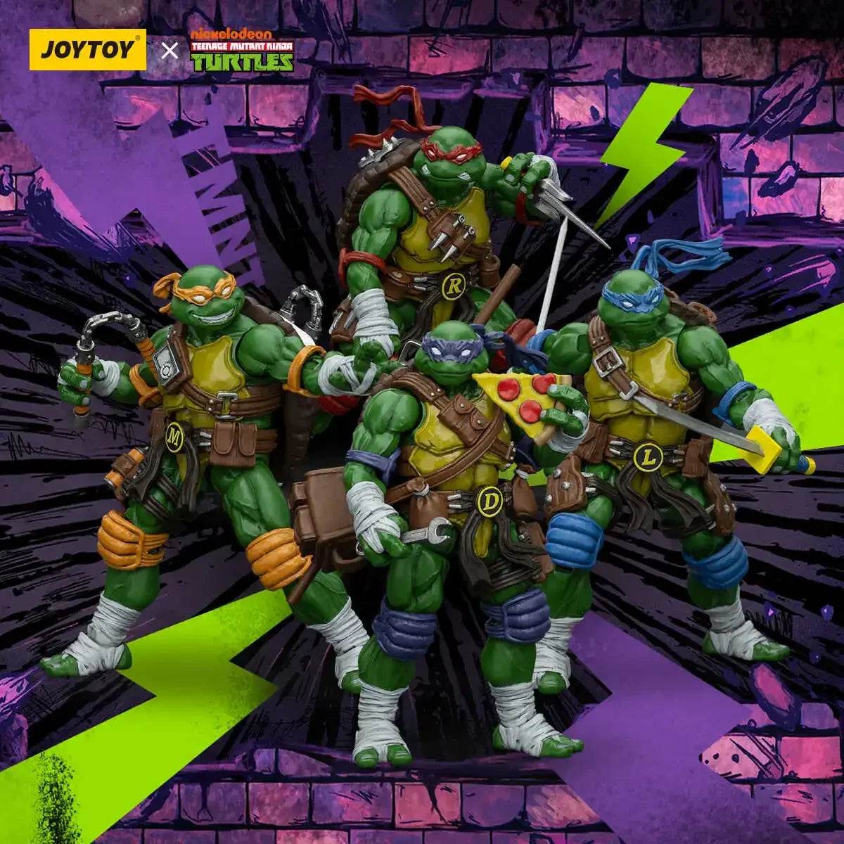 [IN STOCK] JOYTOY TMNT 1/18 Action Figures Individual or Set 4PCS - ToylandEU
