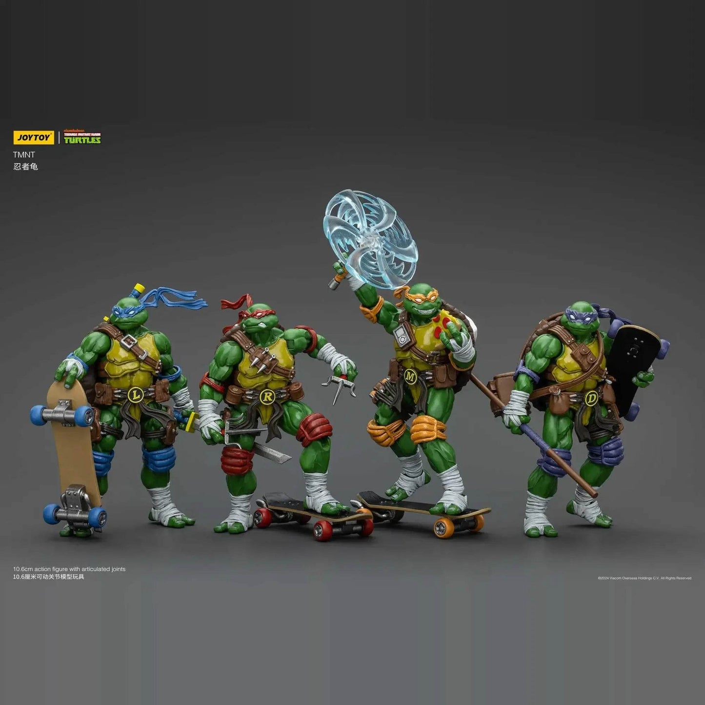 [IN STOCK] JOYTOY TMNT 1/18 Action Figures Individual or Set 4PCS - ToylandEU
