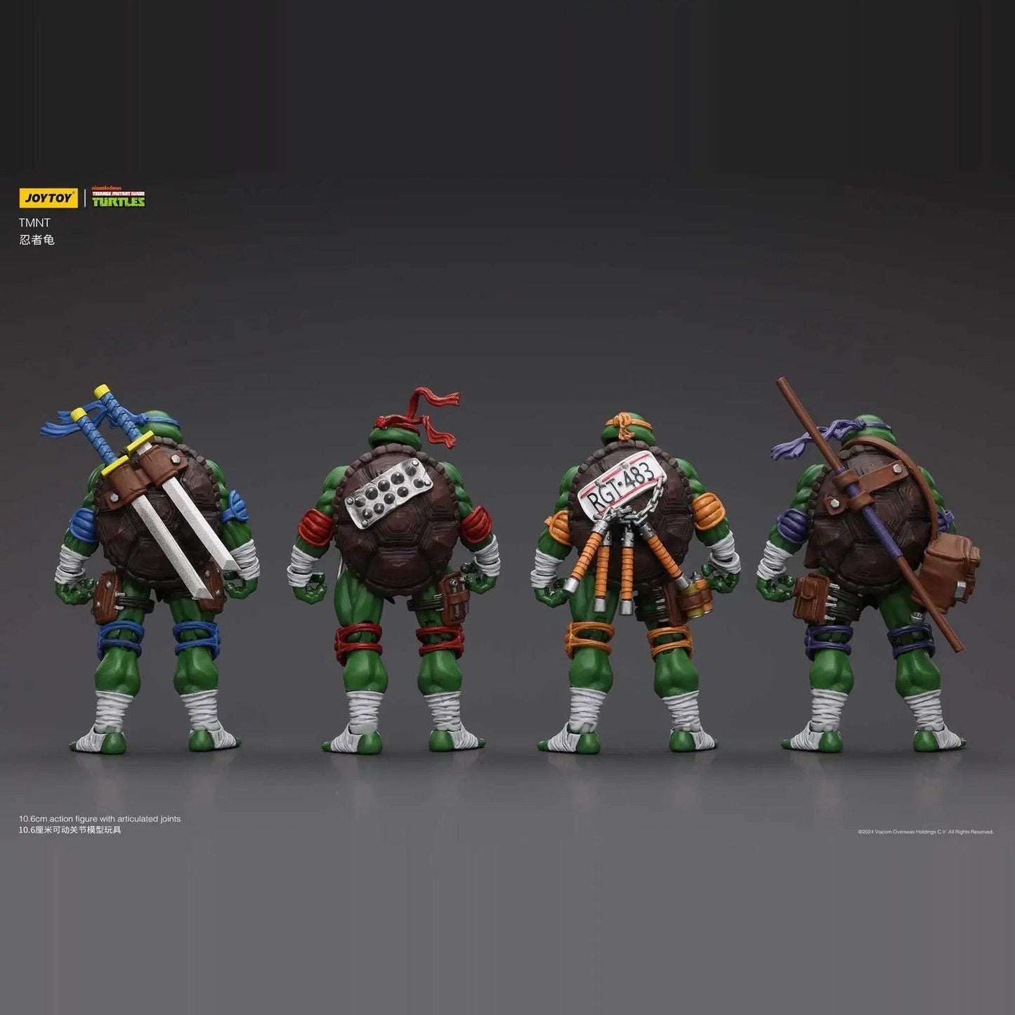 [IN STOCK] JOYTOY TMNT 1/18 Action Figures Individual or Set 4PCS - ToylandEU