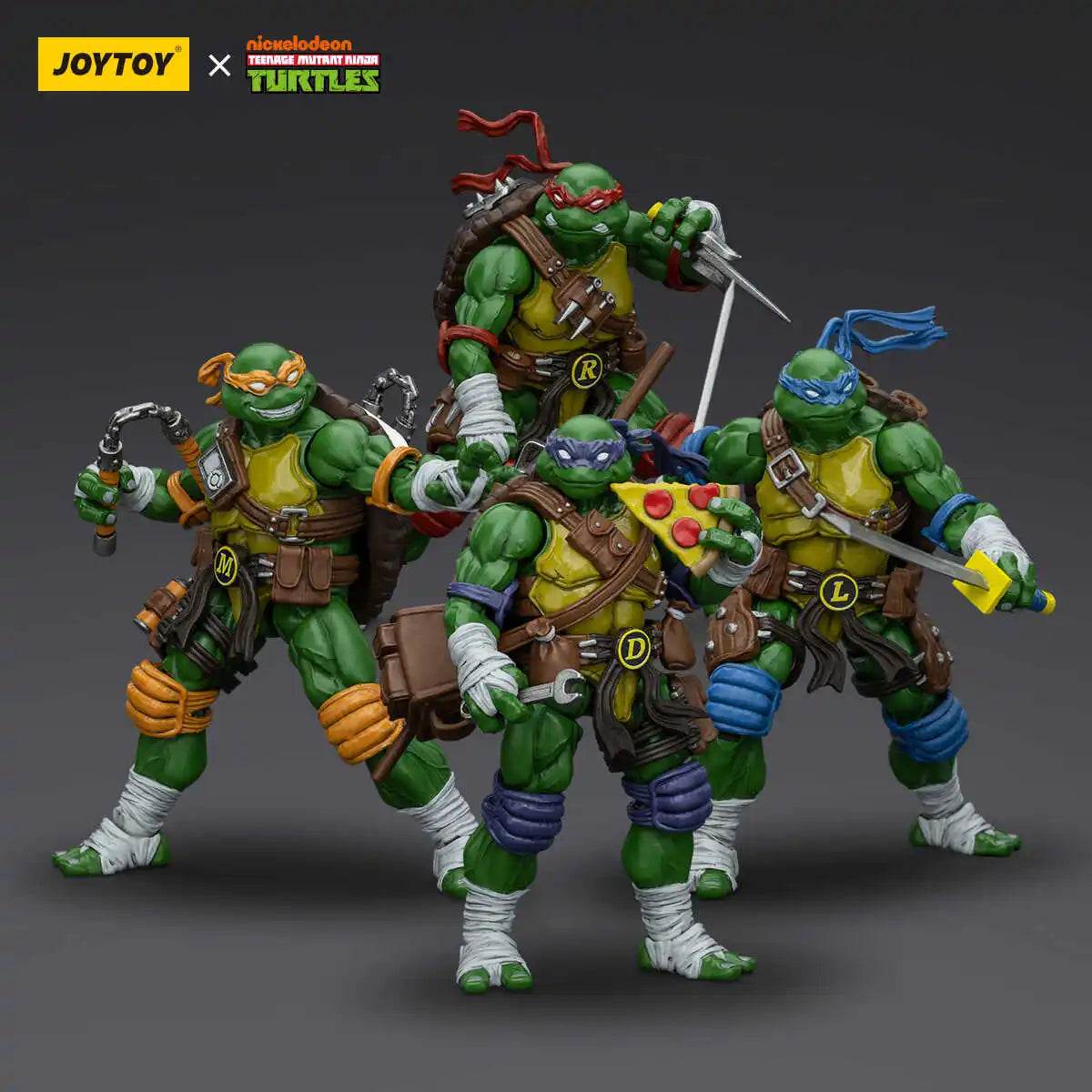 [IN STOCK] JOYTOY TMNT 1/18 Action Figures Individual or Set 4PCS - ToylandEU