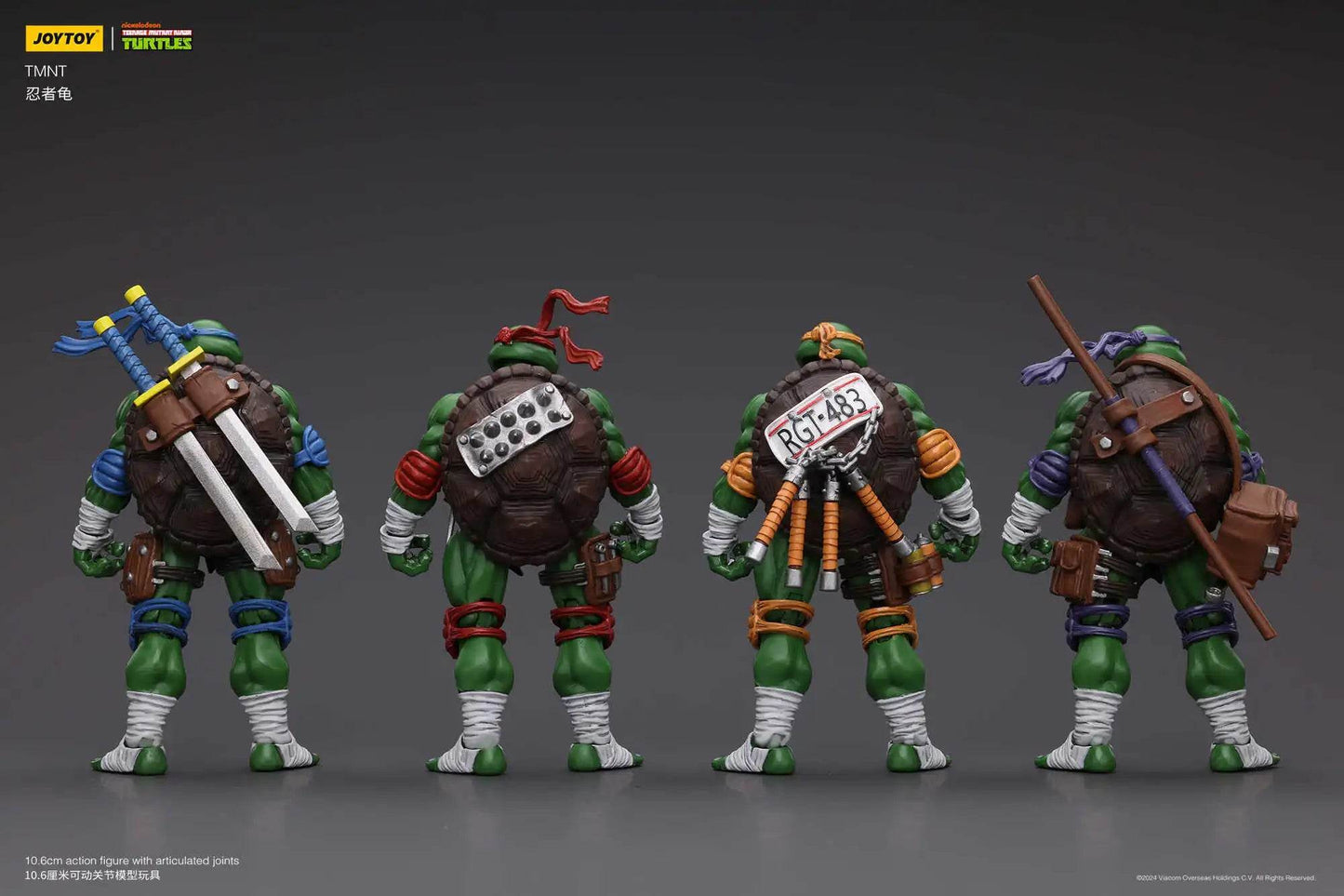 [IN STOCK] JOYTOY TMNT 1/18 Action Figures Individual or Set 4PCS - ToylandEU