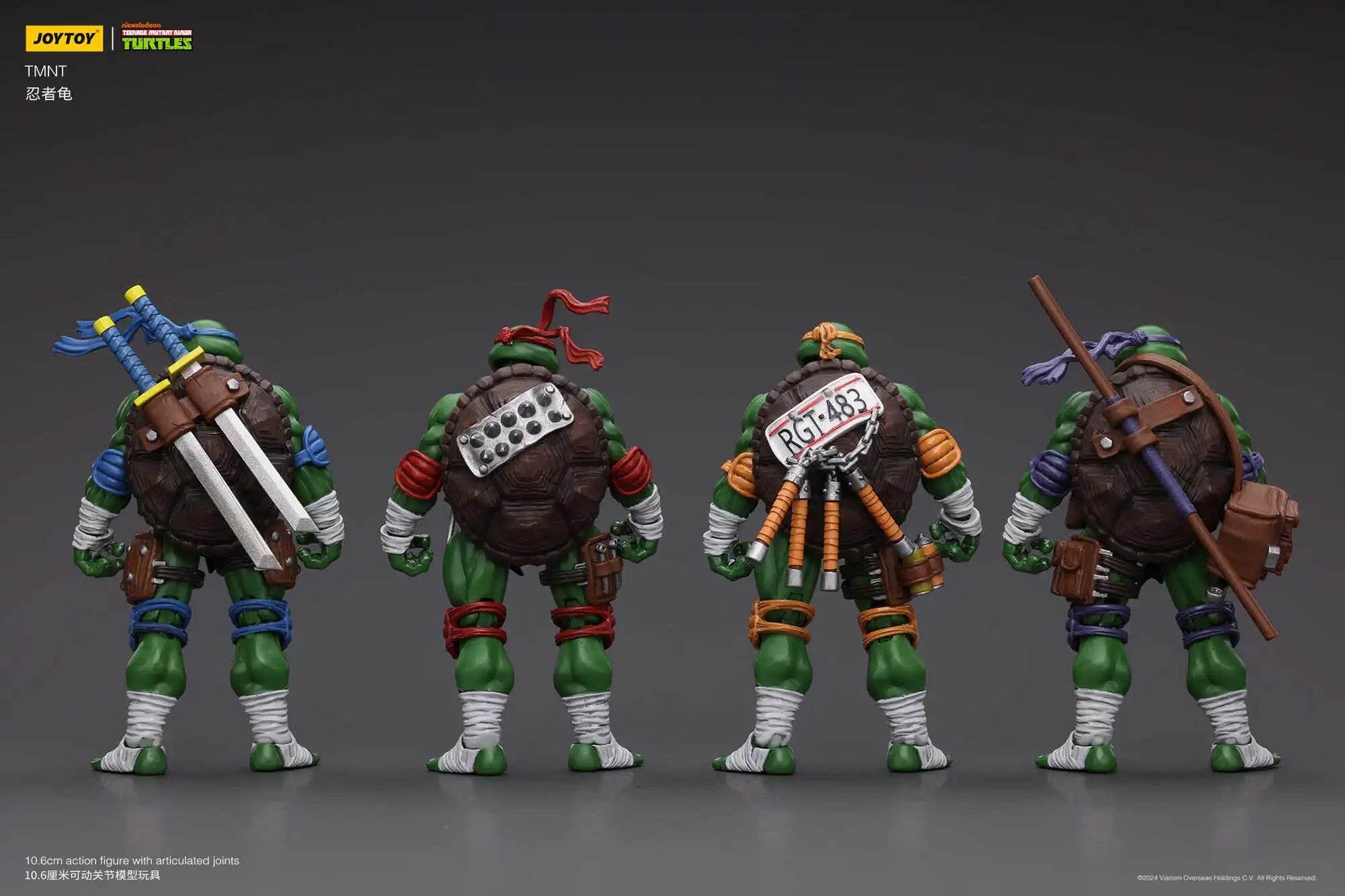 [IN STOCK] JOYTOY TMNT 1/18 Action Figures Individual or Set 4PCS - ToylandEU