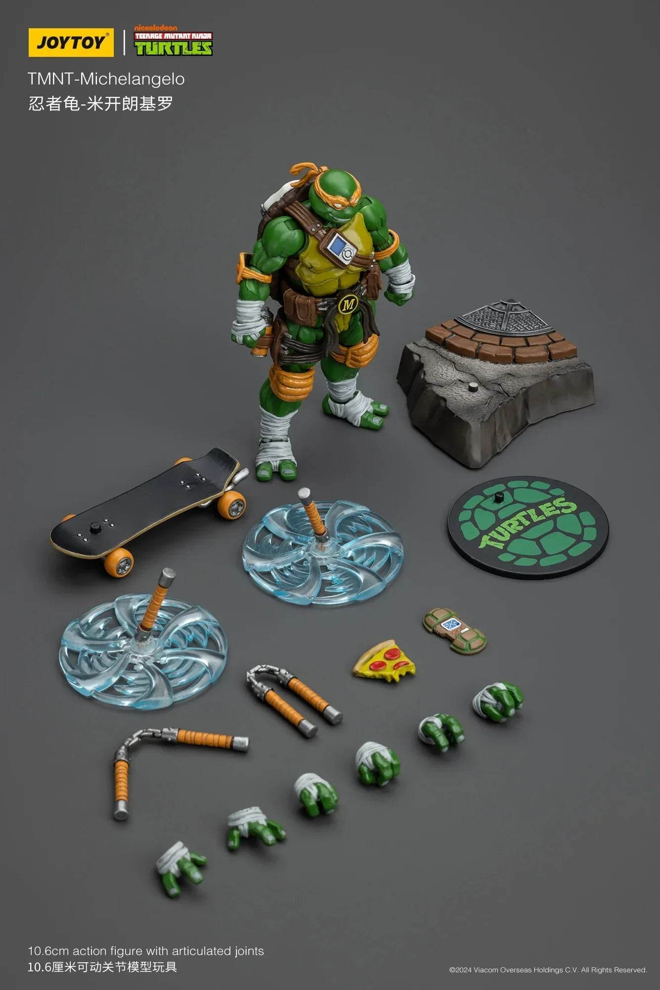 [IN STOCK] JOYTOY TMNT 1/18 Action Figures Individual or Set 4PCS - ToylandEU