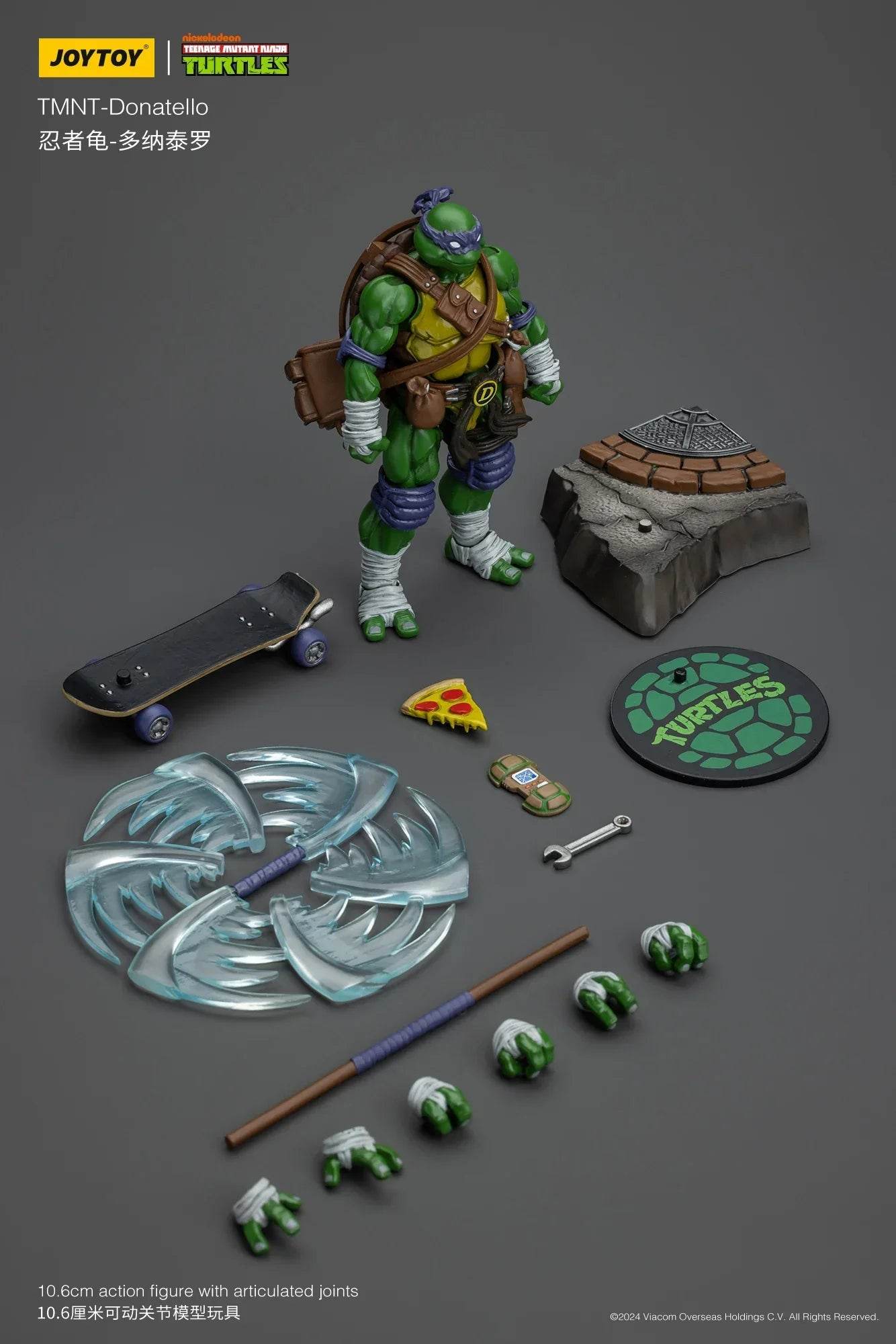 [IN STOCK] JOYTOY TMNT 1/18 Action Figures Individual or Set 4PCS - ToylandEU
