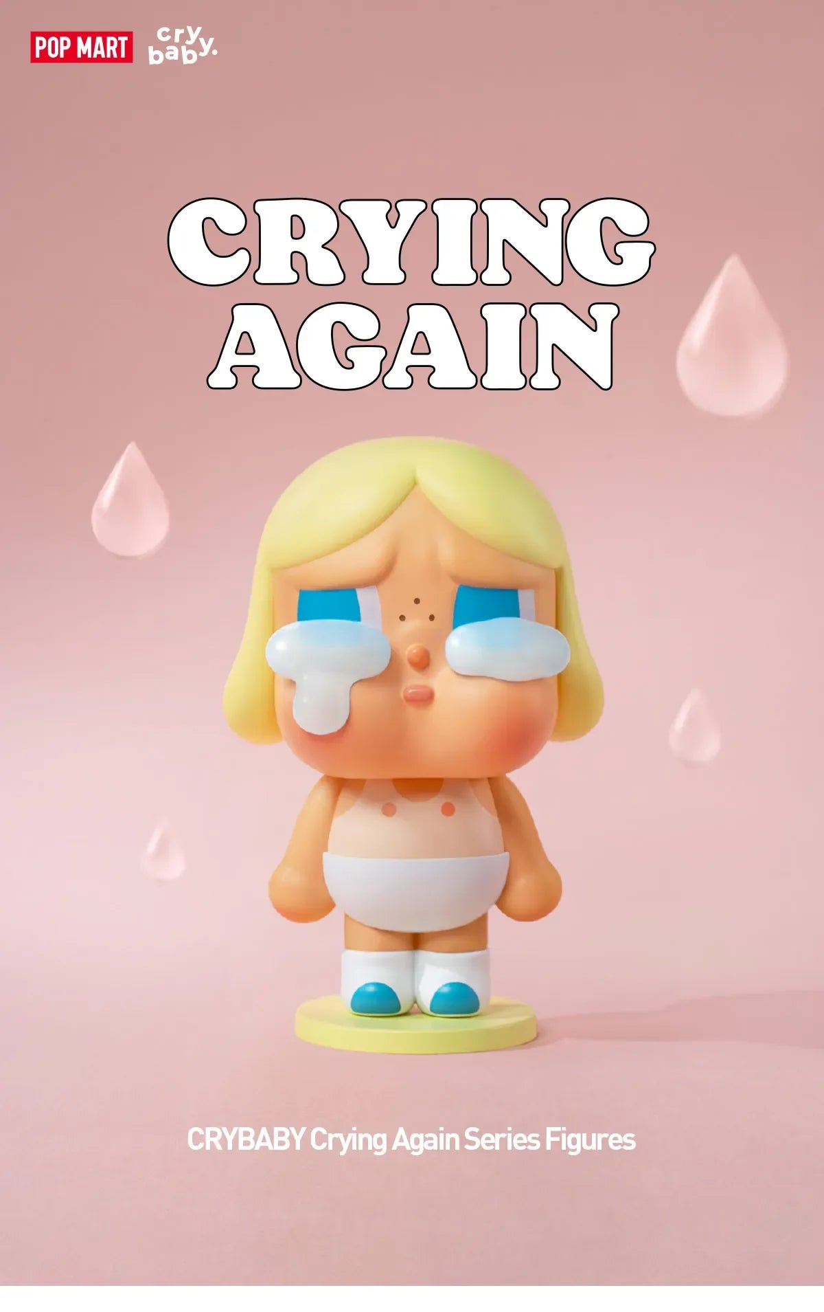 Popmart Crybaby Crying Again Blind Box Figures In Stock - ToylandEU