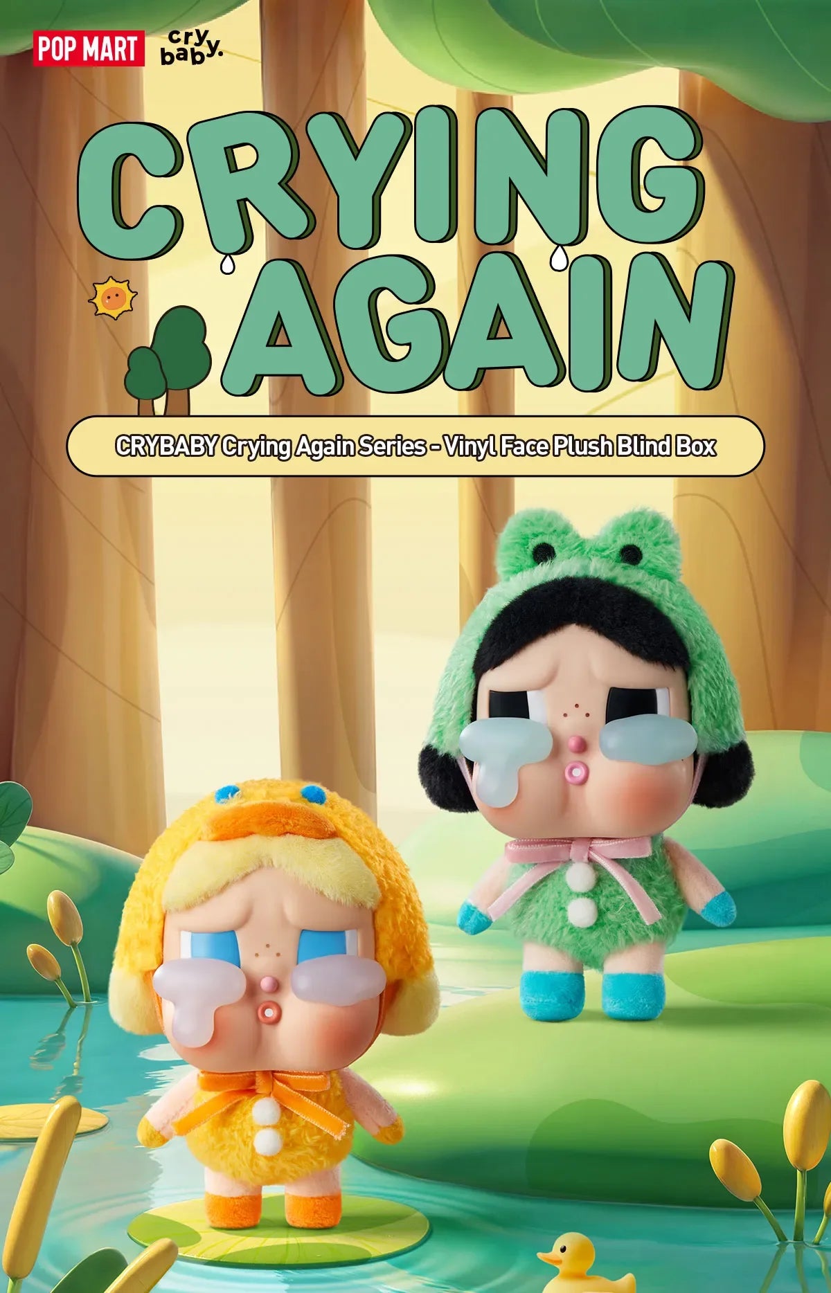 Popmart Crybaby Plush Blind Box Vinyl Face Series Limited Edition - ToylandEU