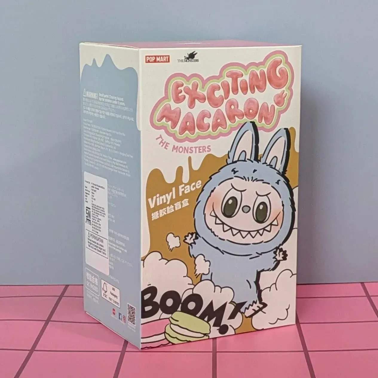 [IN STOCK] POPMART Exciting Macaron Vinyl Face Blind Box Labubu - ToylandEU
