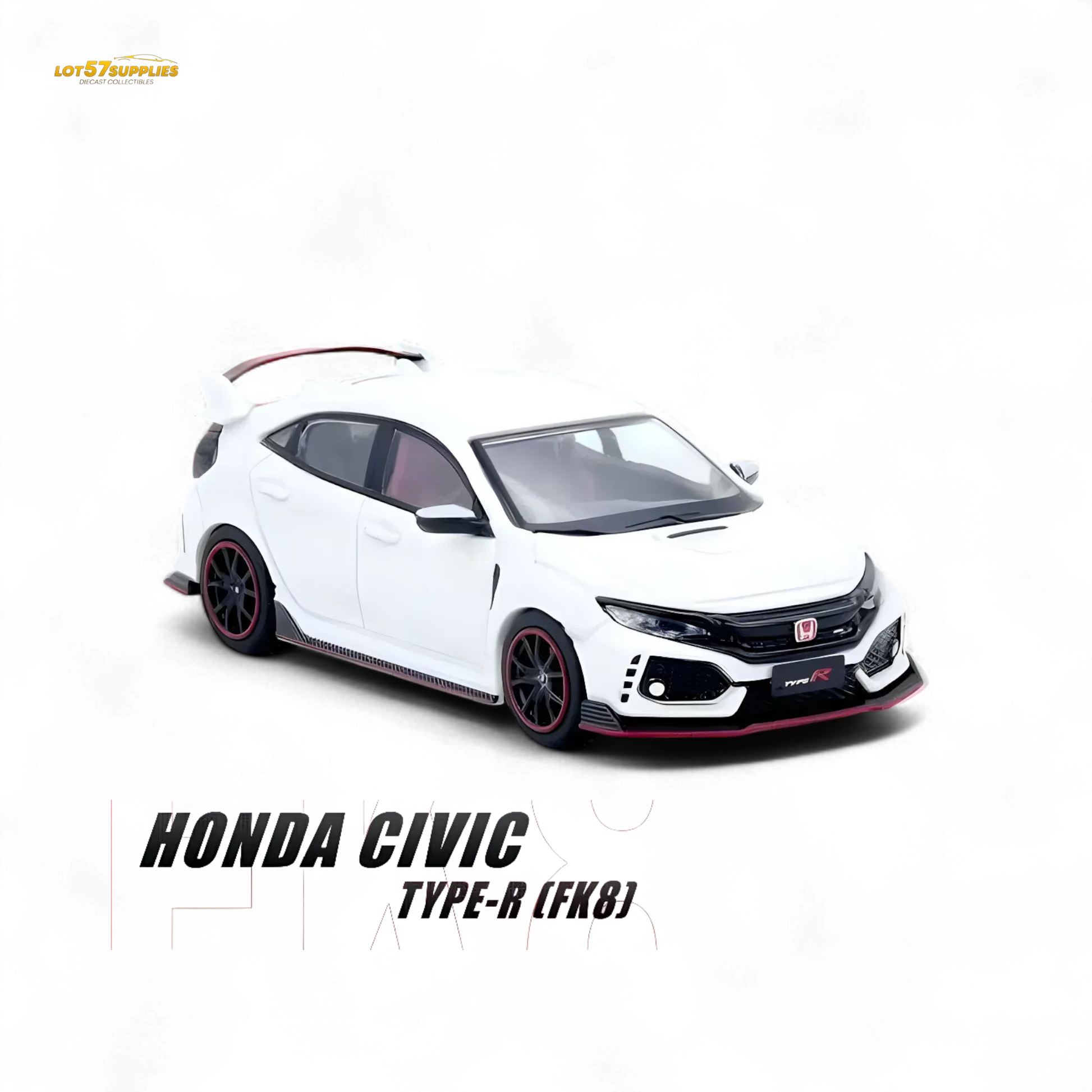 INNO64 Honda Civic Type-R (FK8) - White 1:64 - ToylandEU