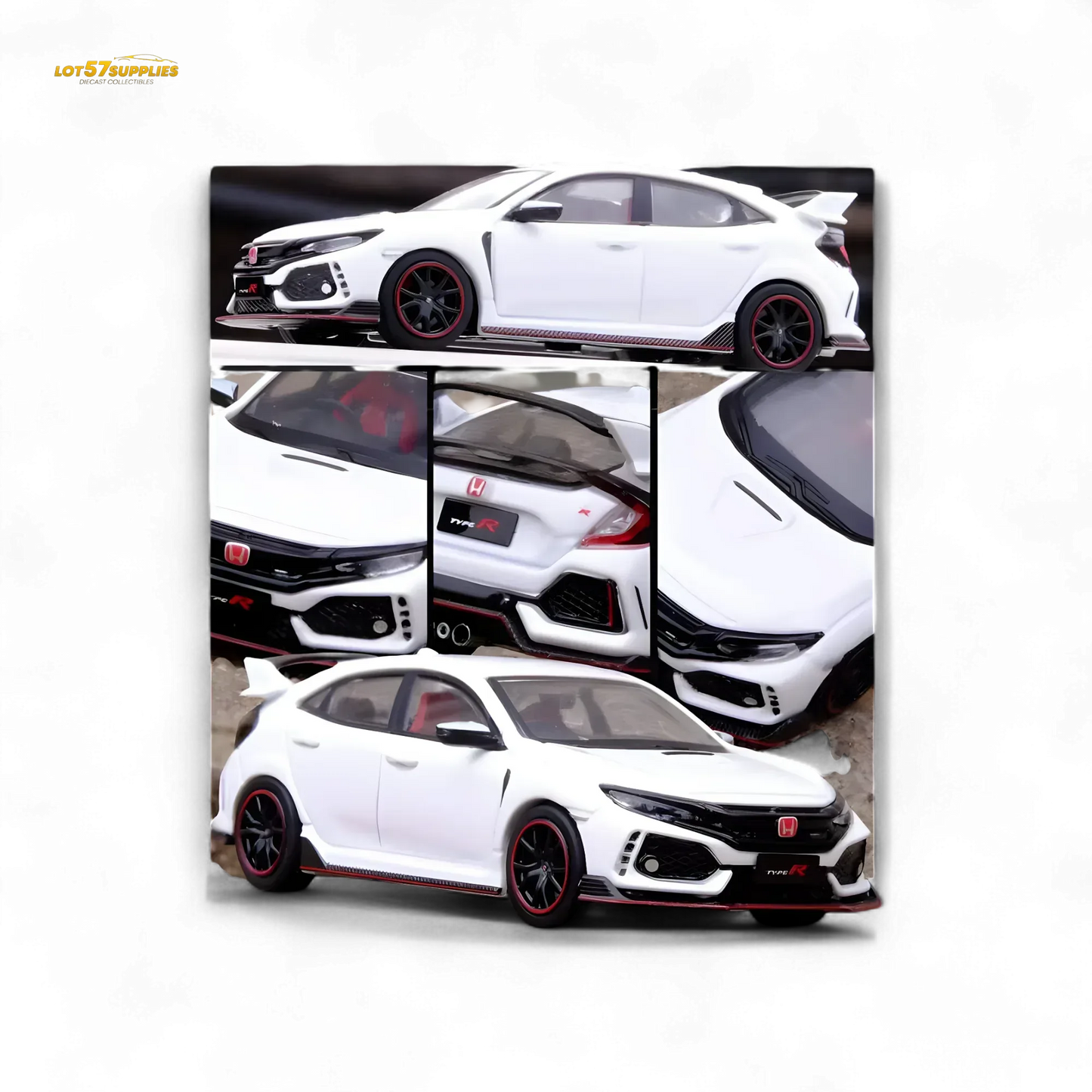 INNO64 Honda Civic Type-R (FK8) - White 1:64 - ToylandEU