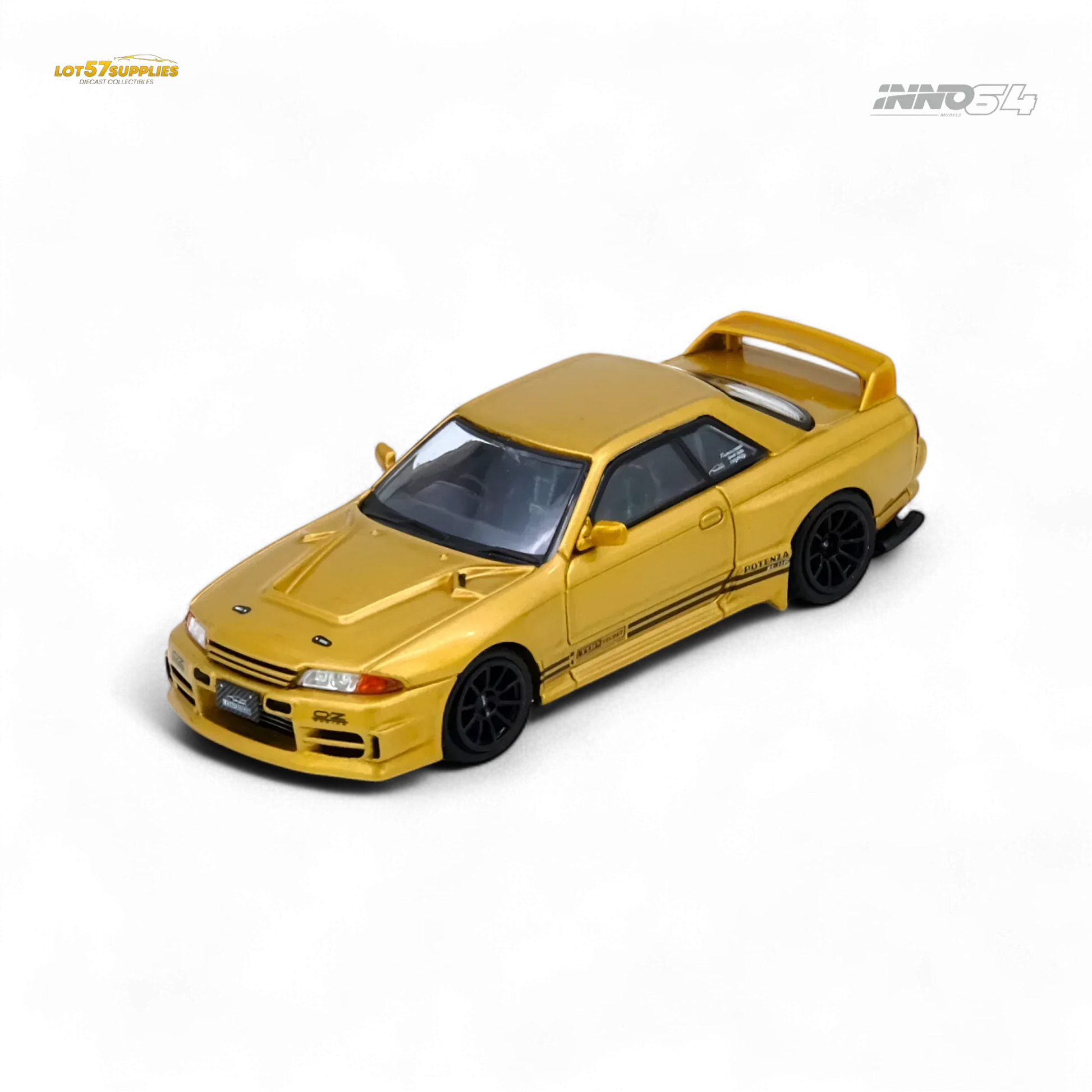 INNO64 Top Secret BNR32 GT-R 650R Gold 1:64 - ToylandEU