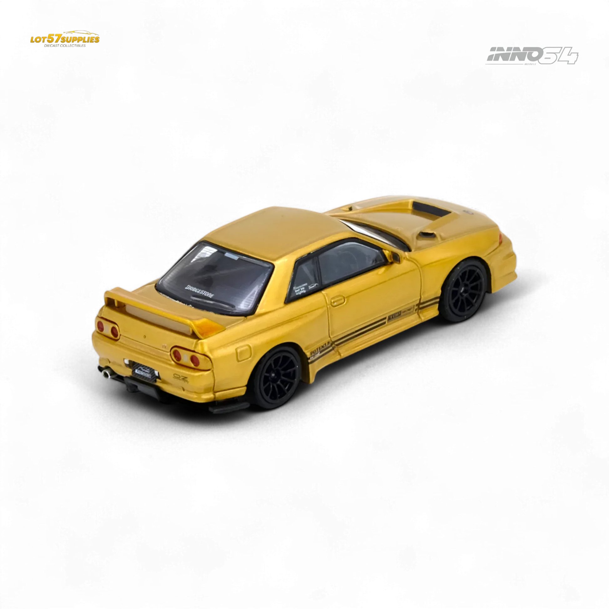 INNO64 Top Secret BNR32 GT-R 650R Gold 1:64 - ToylandEU