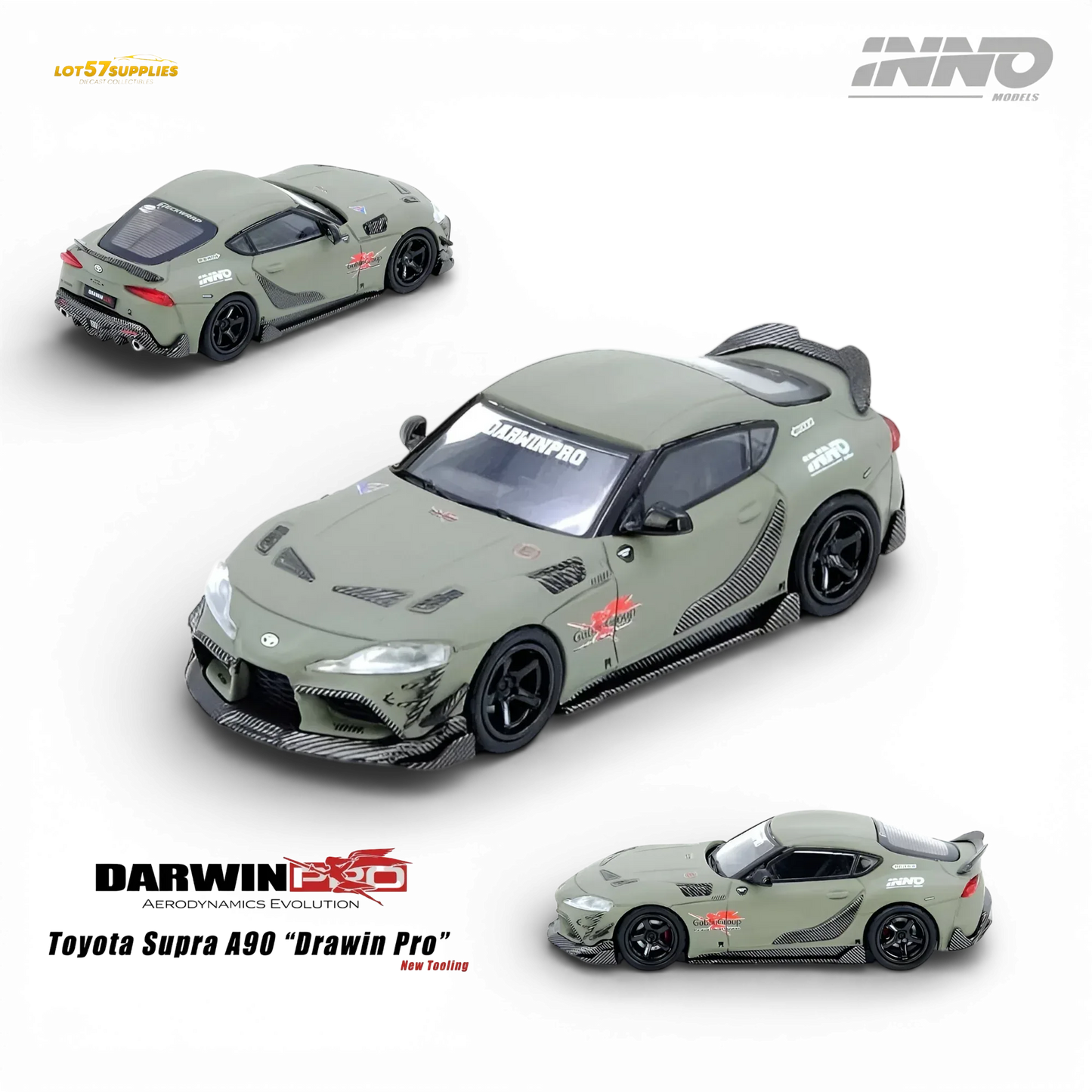 INNO64 Toyota Supra A90 Darwin Pro Diecast 1 64 Scale - ToylandEU