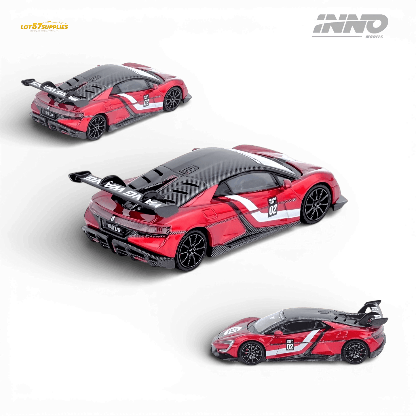INNO64 Yangwang U9 Diecast Car OneToSixtyFour Scale Limited Edition - ToylandEU
